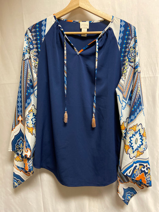 Top Long Sleeve By Chicos O  Size: S