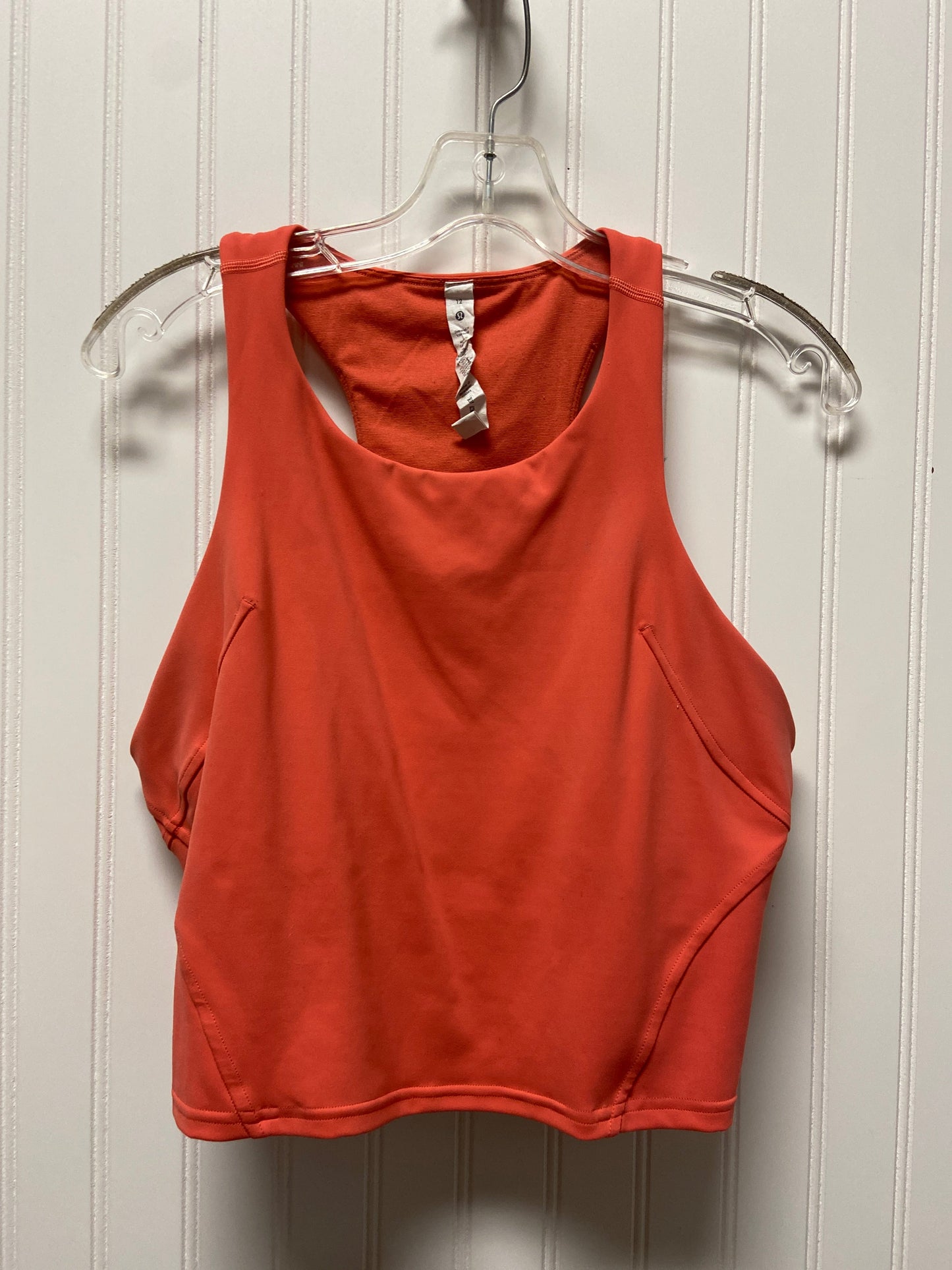 Coral Athletic Tank Top Lululemon, Size L