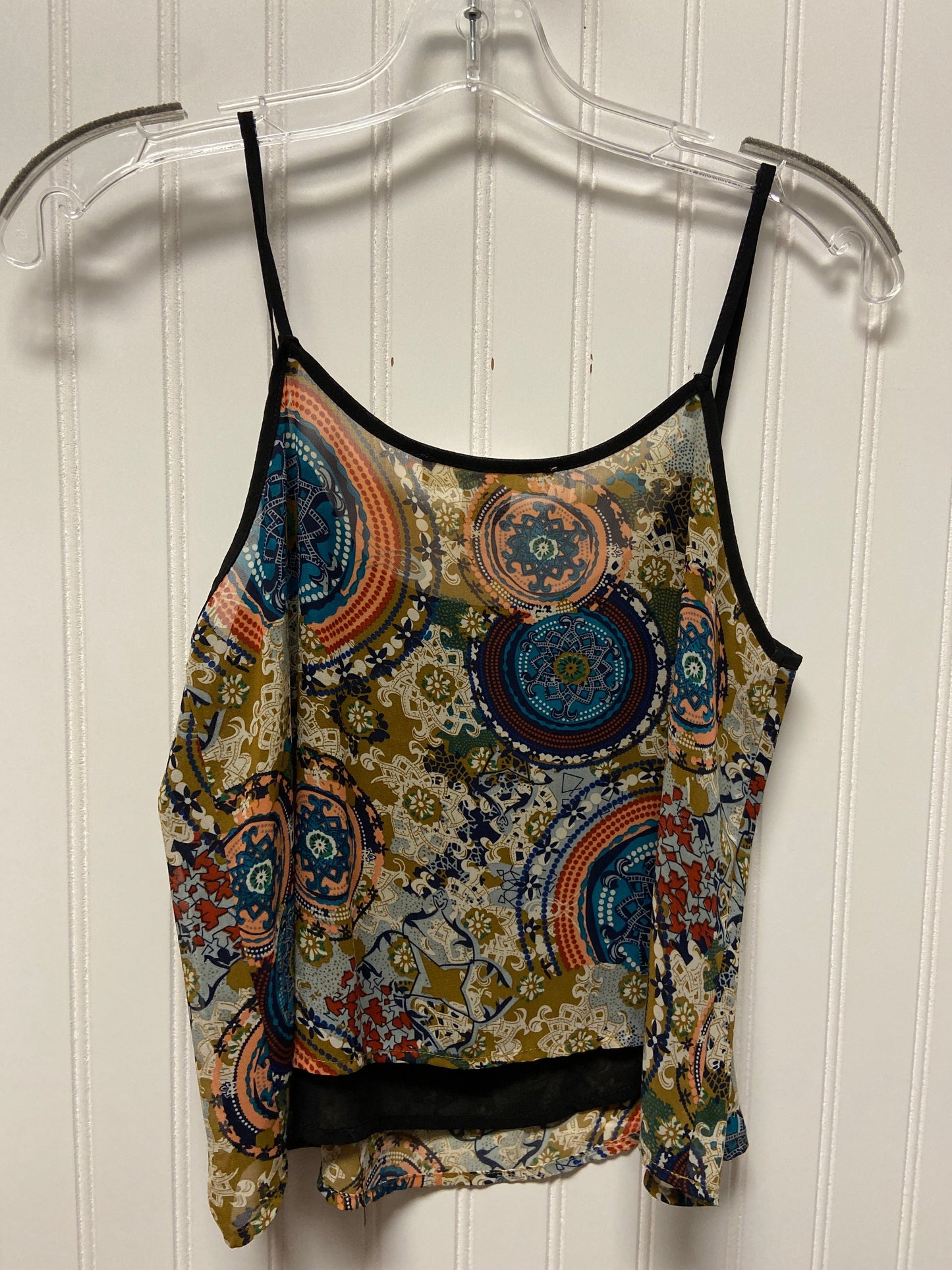 Top Sleeveless By Sans Souci In Multi-colored, Size: M