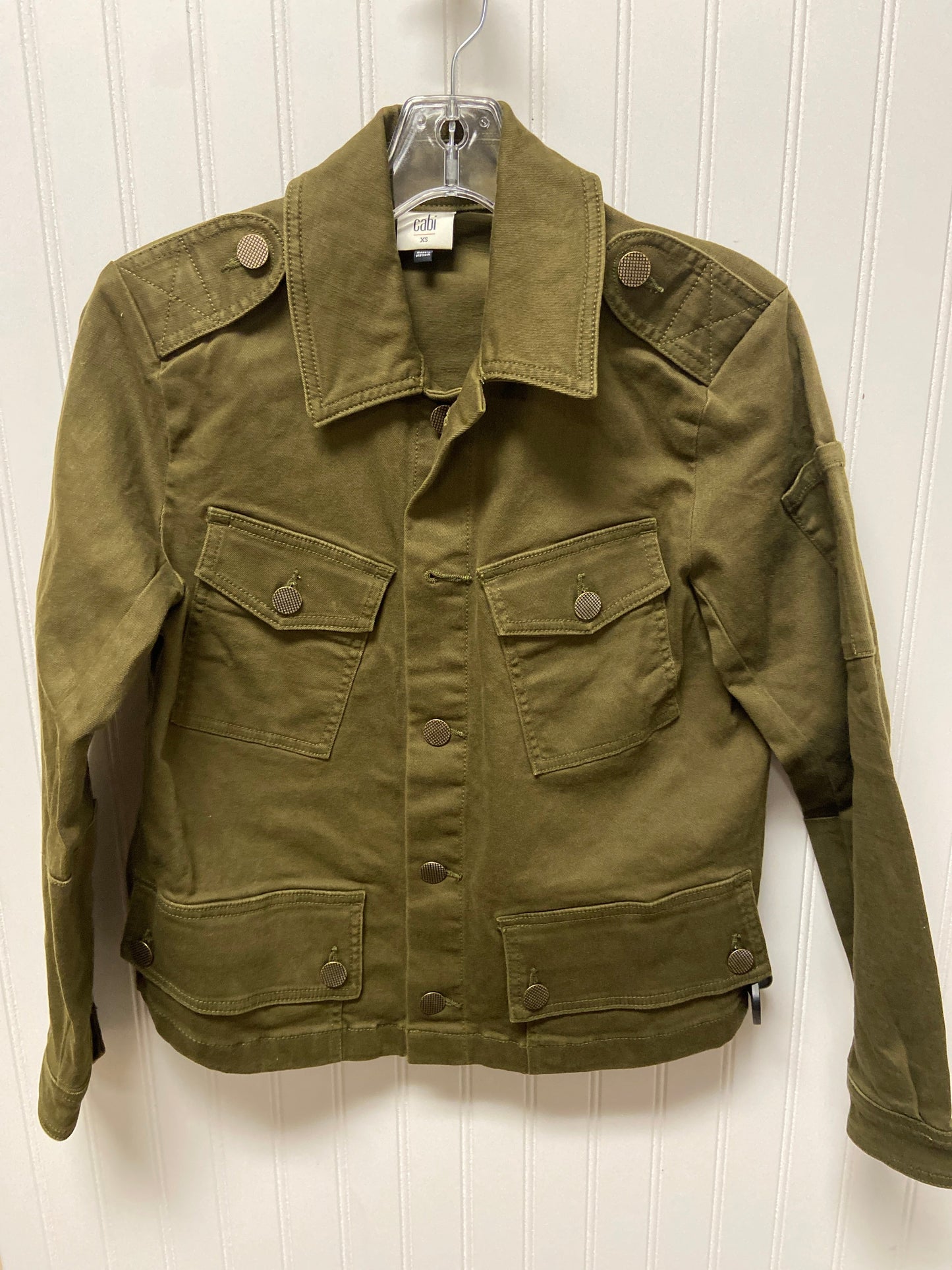 Green Jacket Denim Cabi, Size Xs