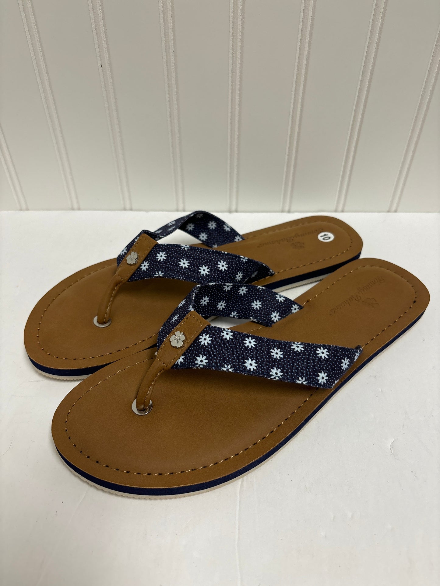 Blue Sandals Flip Flops Tommy Bahama, Size 10