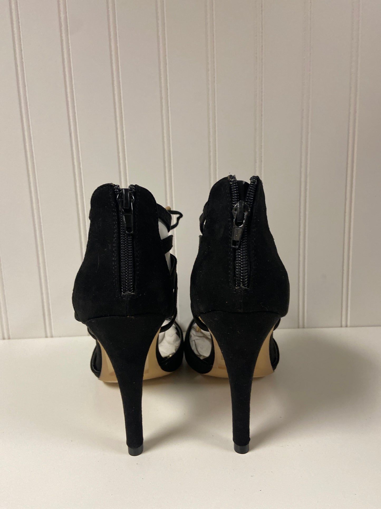 Black Shoes Heels Stiletto Shoedazzle, Size 9