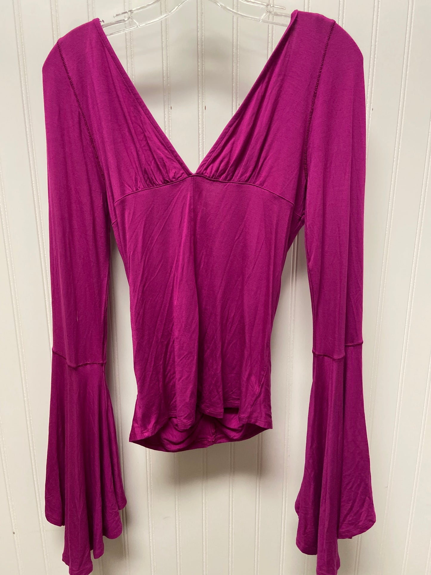 Purple Top Long Sleeve We The Free, Size M