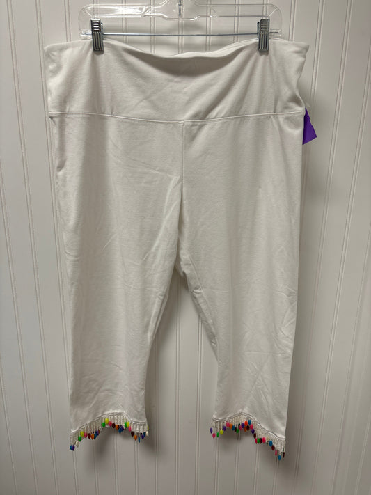 White Pants Cropped Intro, Size 24
