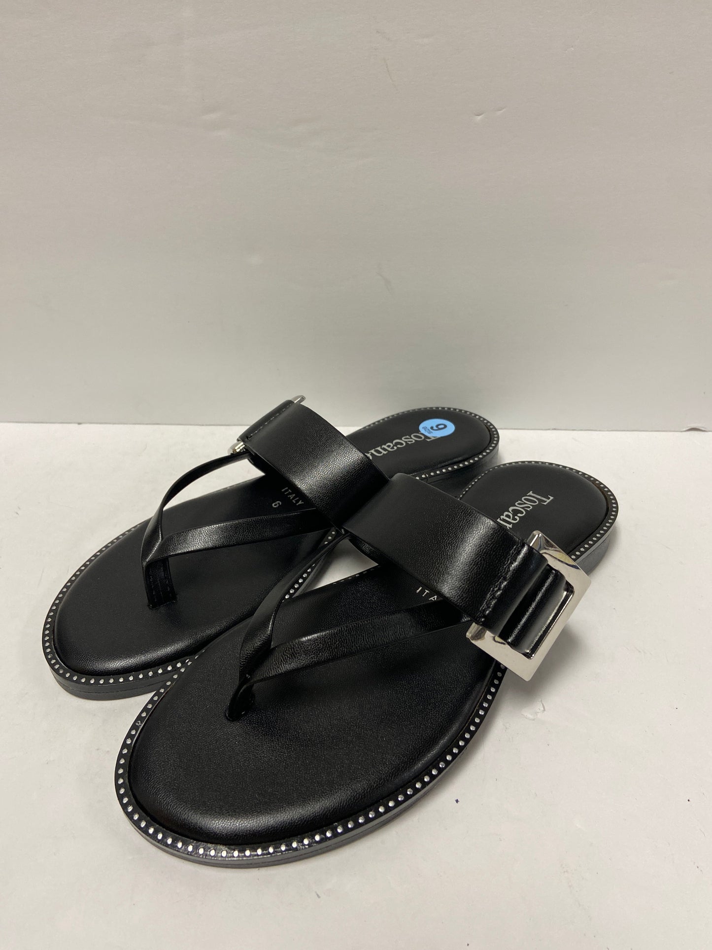 Black Sandals Flip Flops Clothes Mentor, Size 7