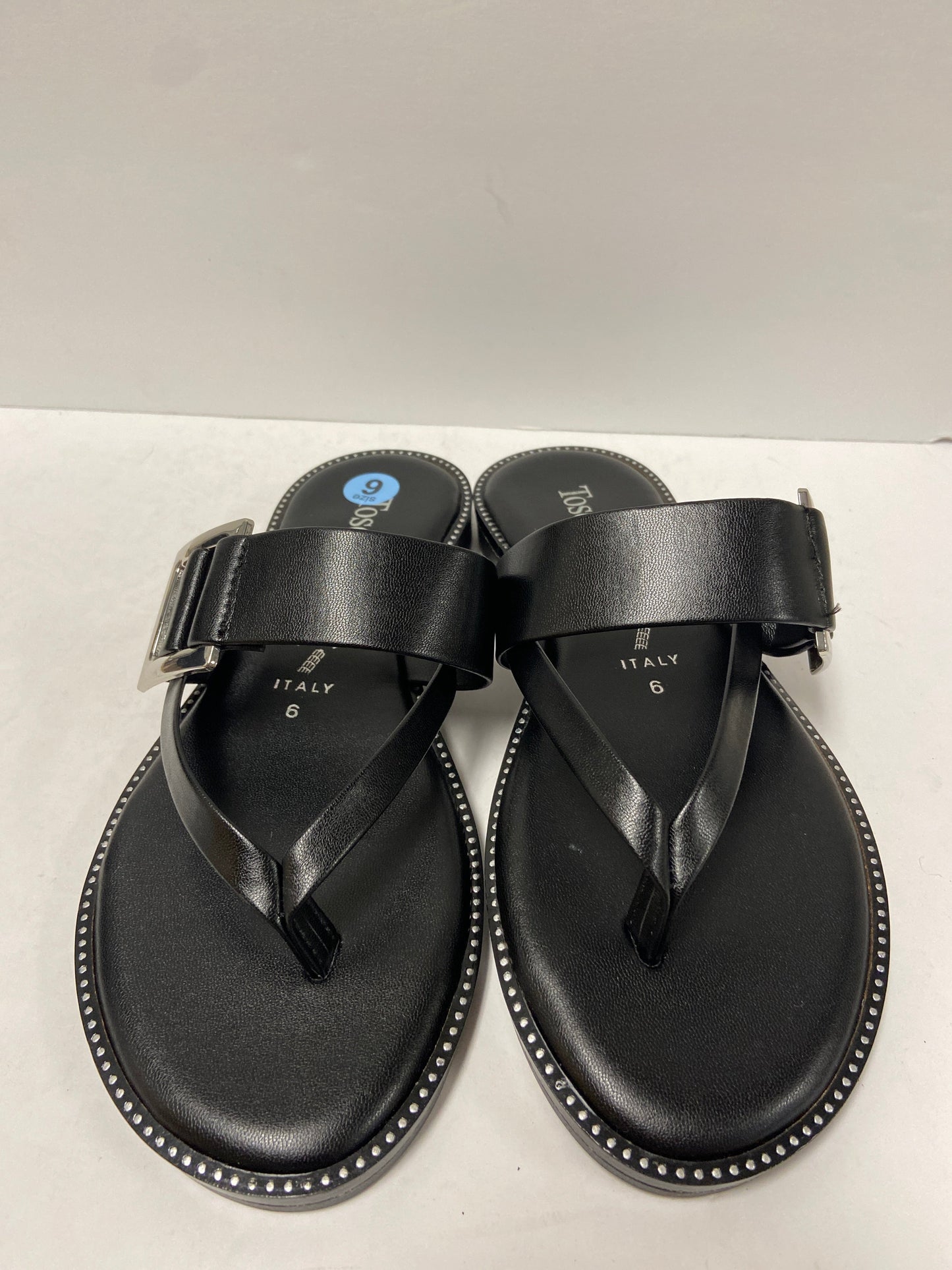 Black Sandals Flip Flops Clothes Mentor, Size 7