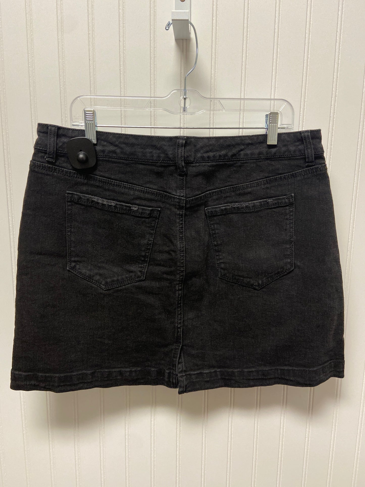 Black Denim Skirt Mini & Short Style And Company, Size 14petite