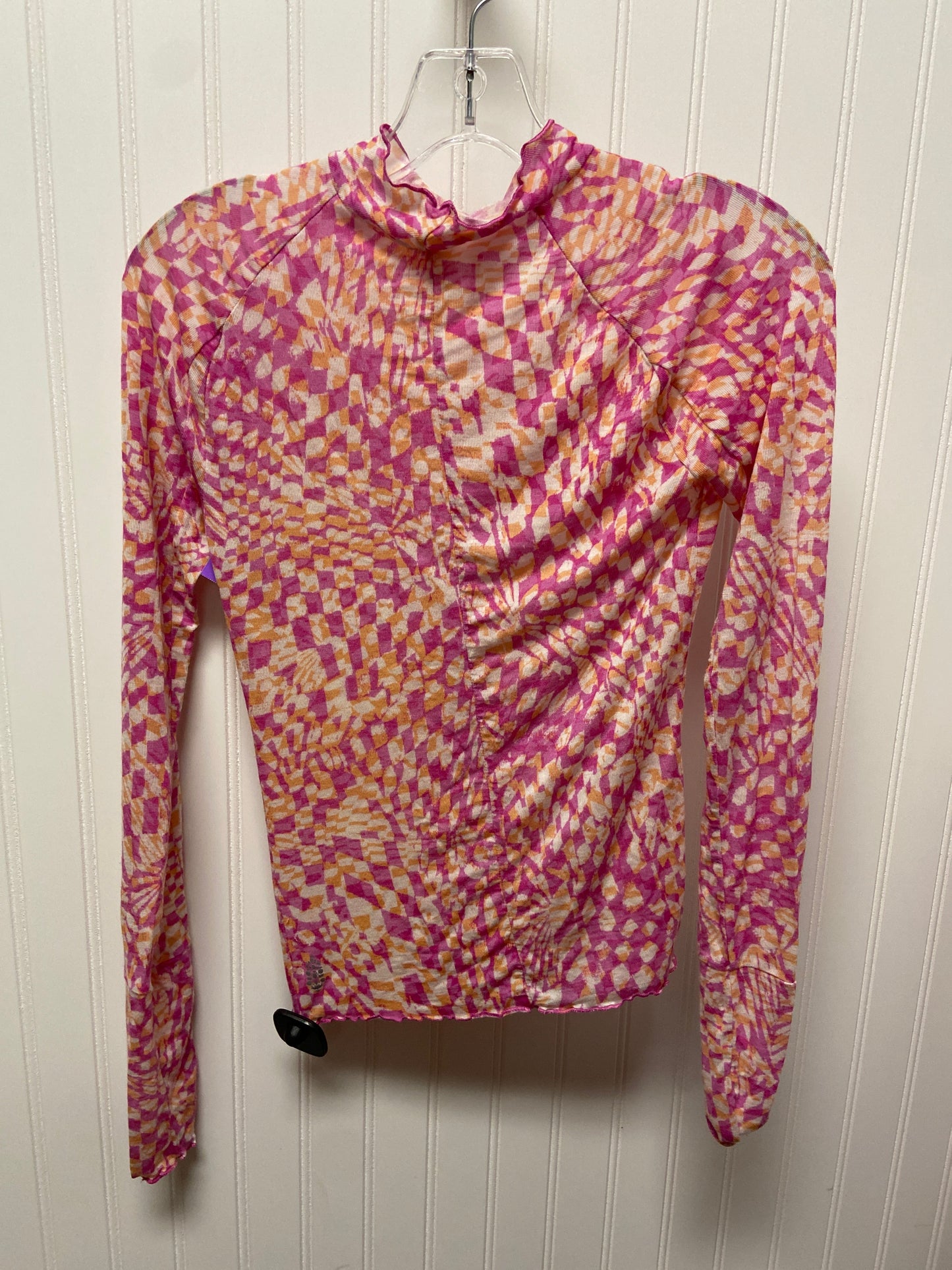 Pink Top Long Sleeve Basic Free People, Size Xs