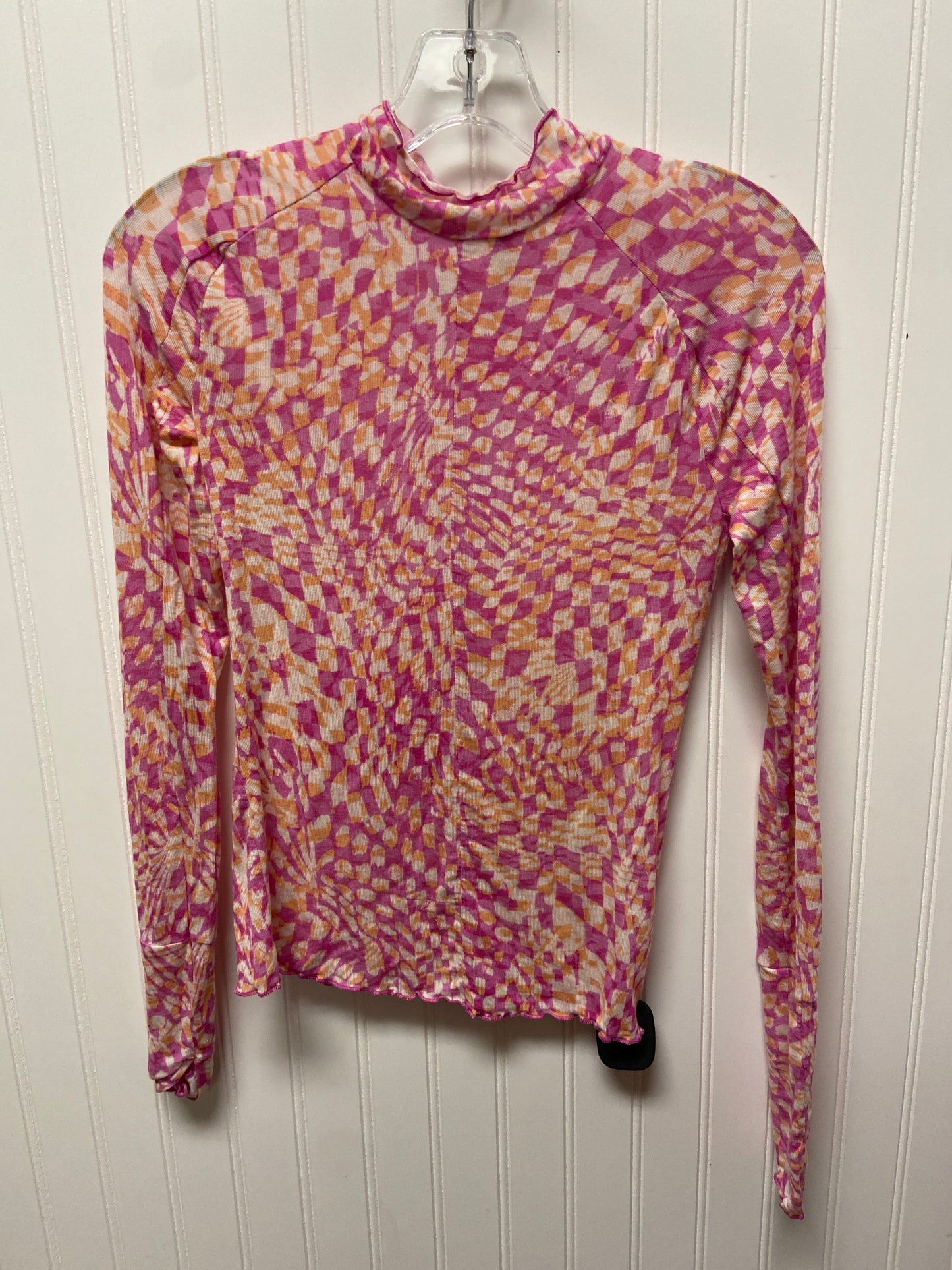 Pink Top Long Sleeve Basic Free People, Size Xs