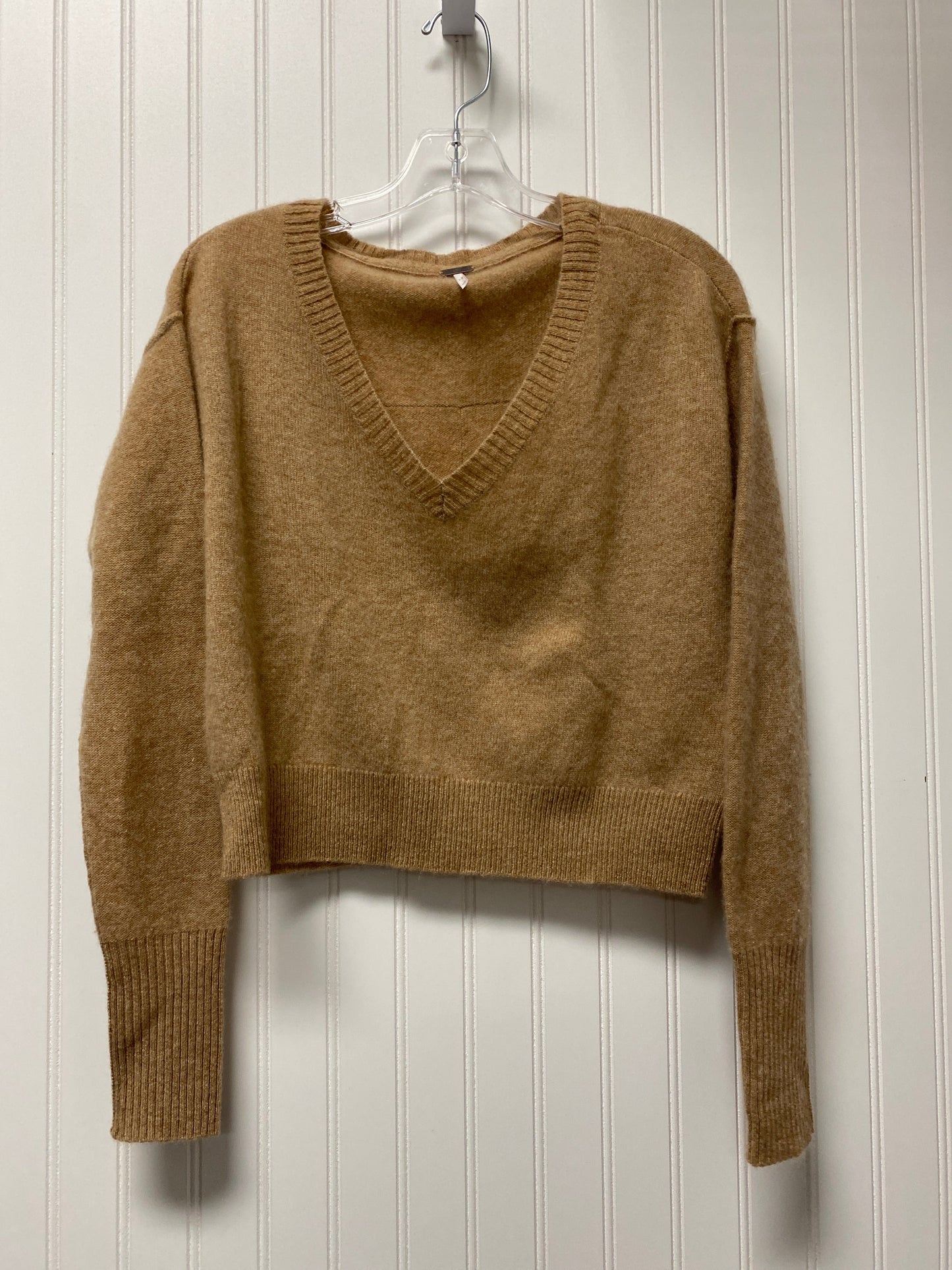 Tan Sweater Cashmere Free People, Size Xs