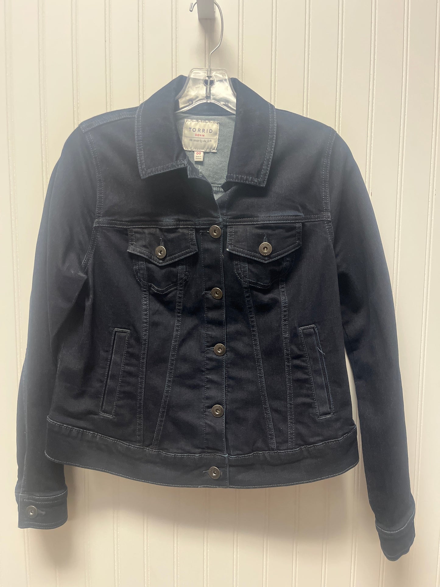 Jacket Denim By Torrid In Blue Denim, Size: S