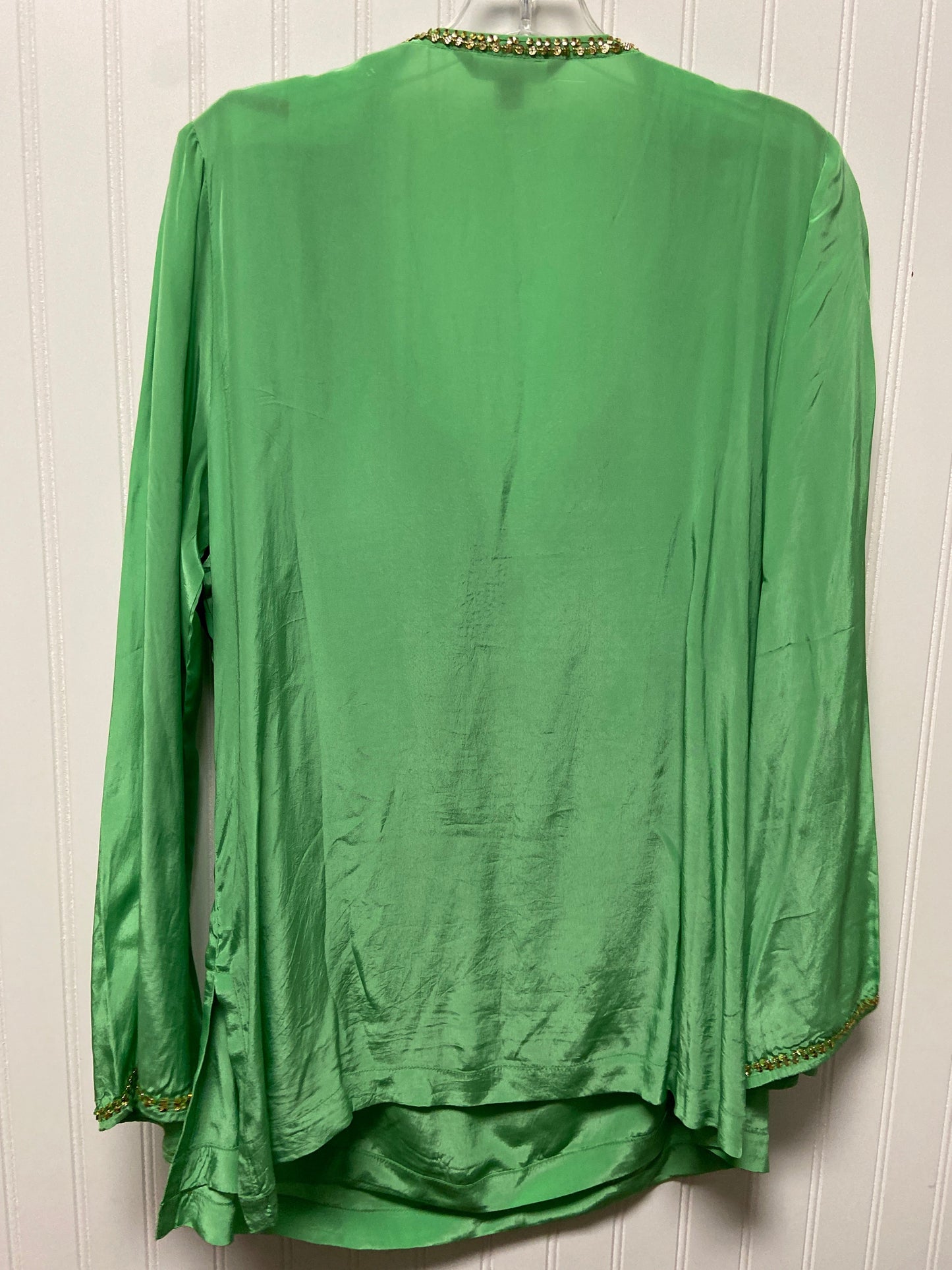 Tunic Long Sleeve By Boston Proper In Green, Size: M