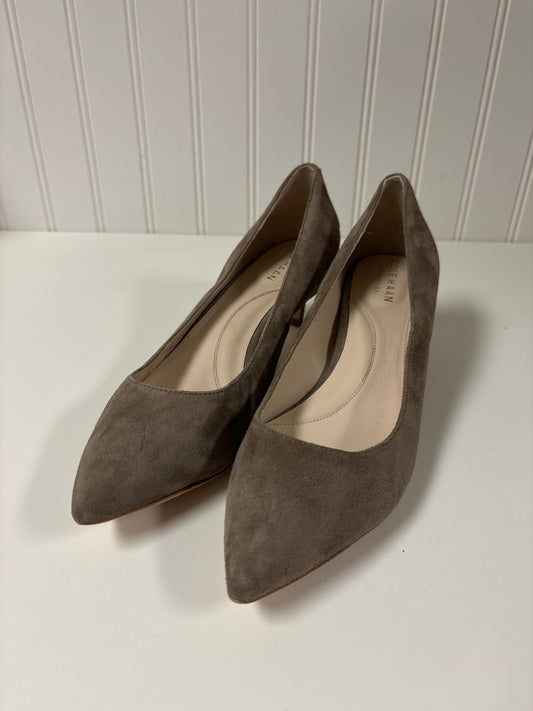 Taupe Shoes Heels Kitten Cole-haan, Size 5.5