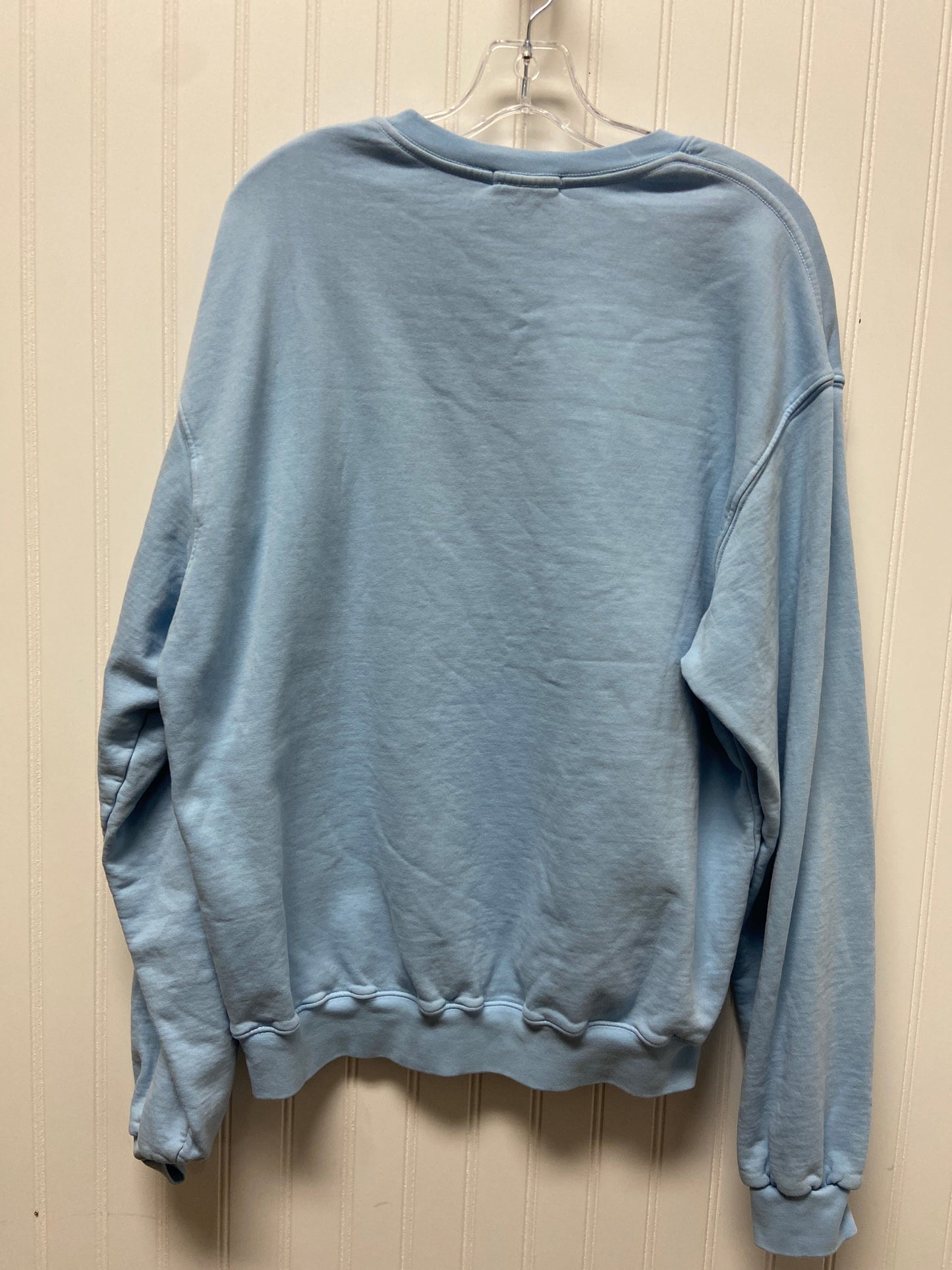 Blue Sweatshirt Crewneck Good American, Size L