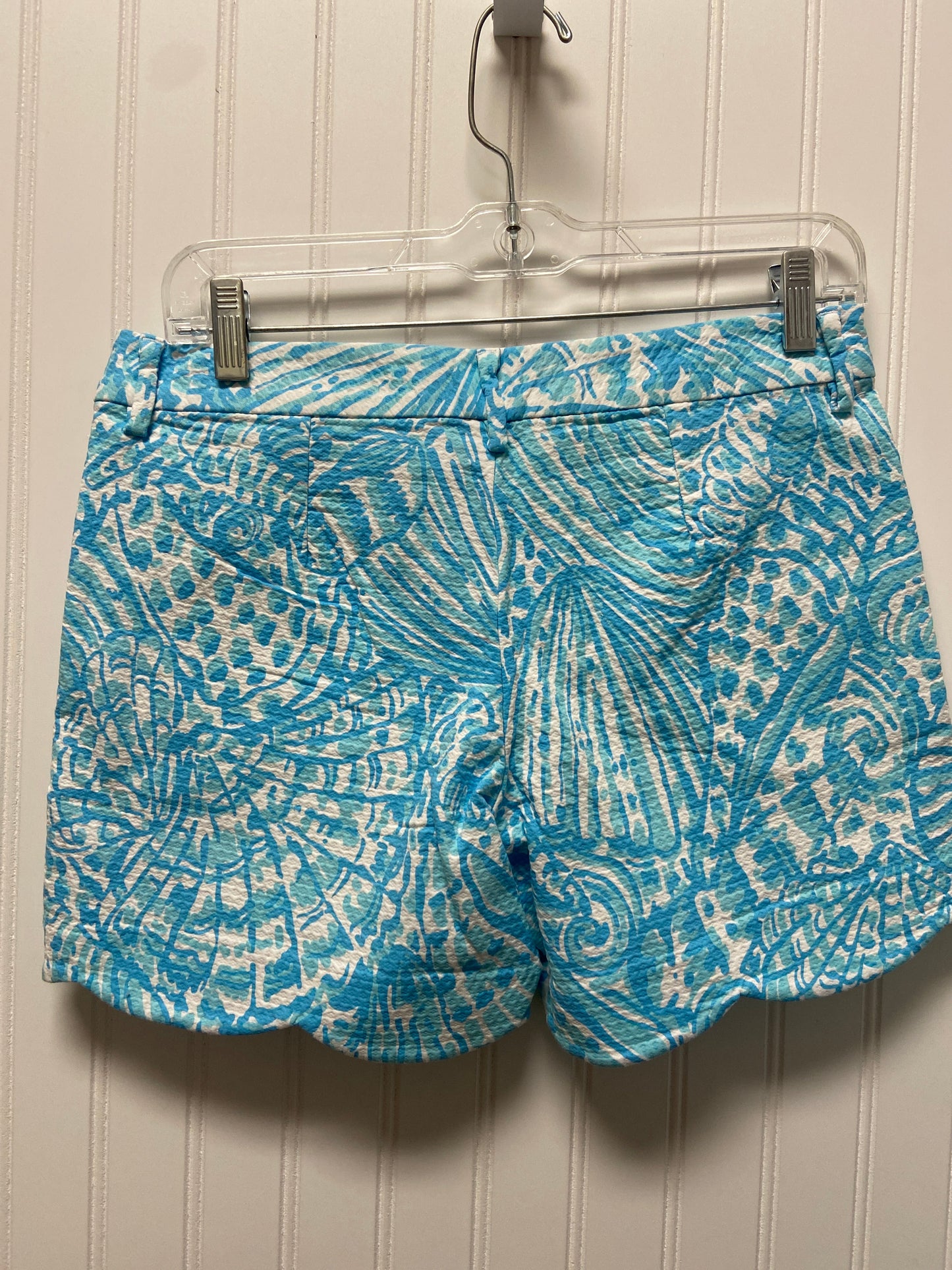 Blue & White Shorts Designer Lilly Pulitzer, Size 0