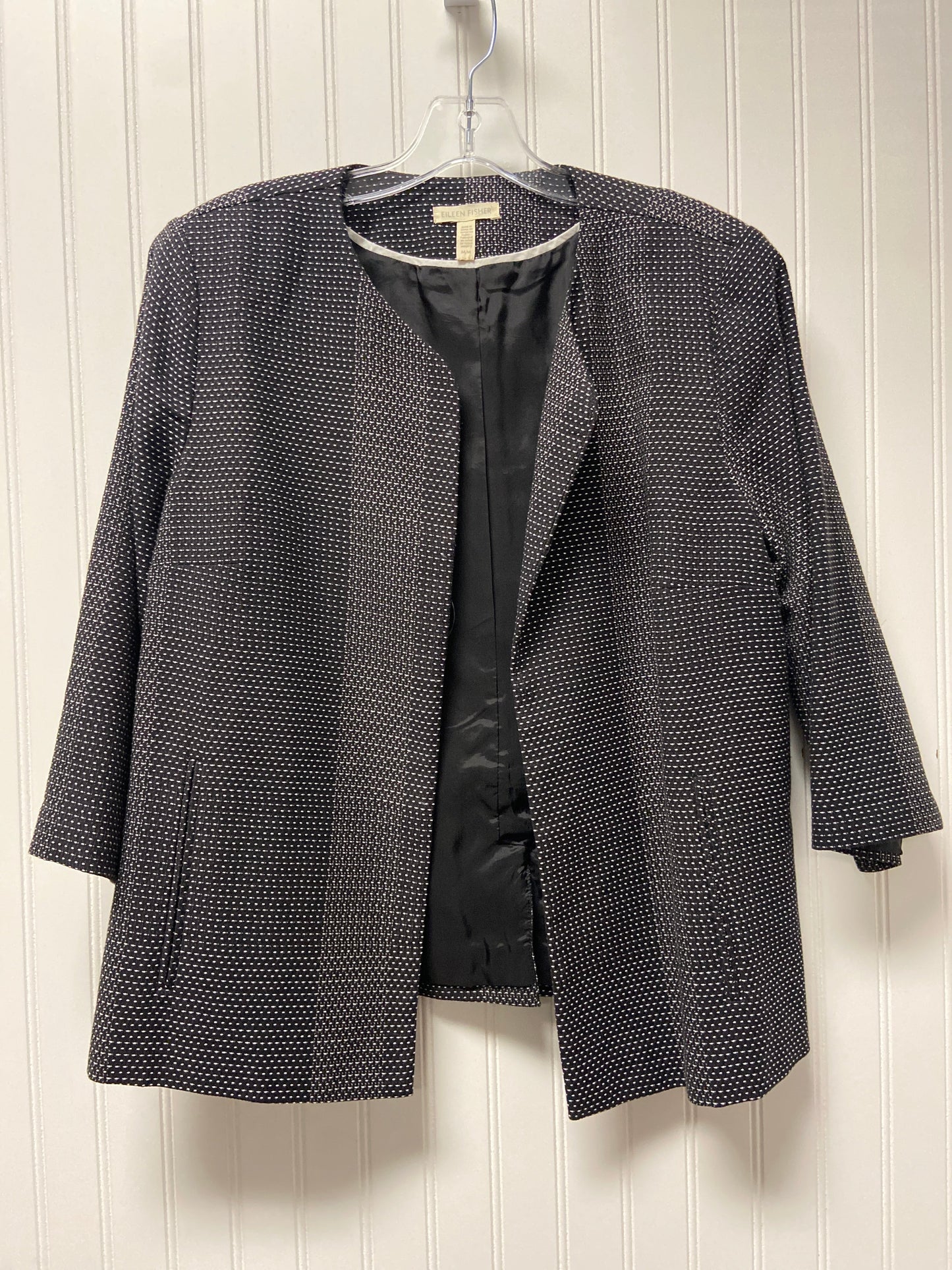 Blazer By Eileen Fisher In Black, Size: M