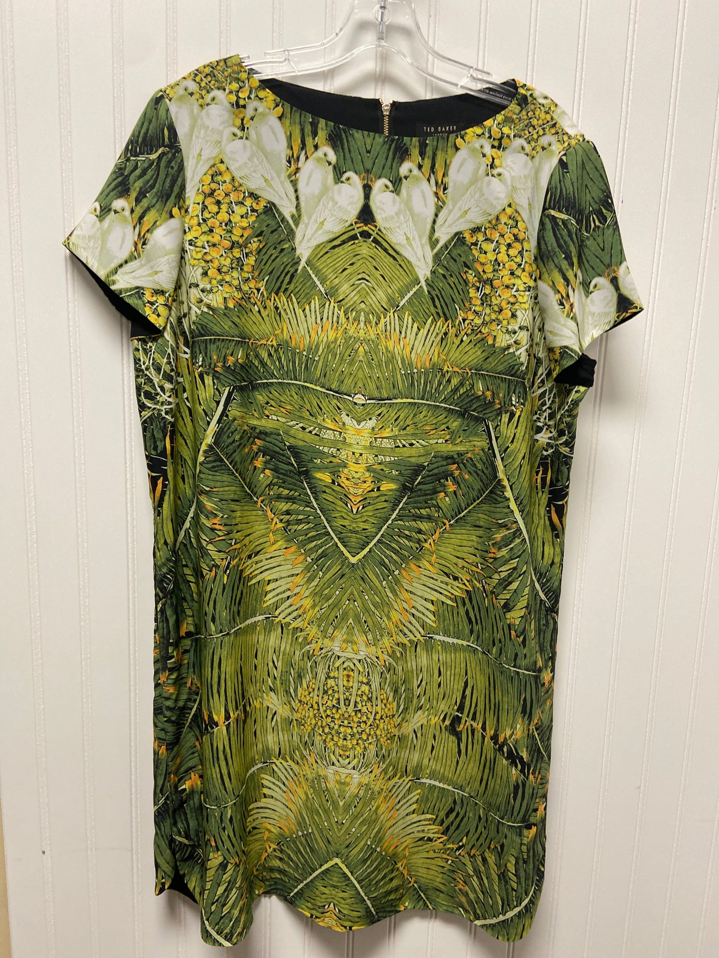 Black & Green Dress Designer Ted Baker, Size Xl