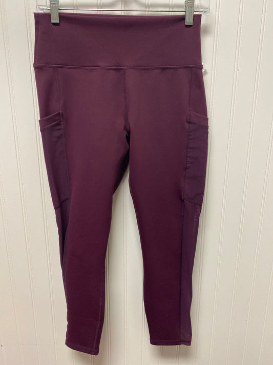 Purple Athletic Leggings Fabletics, Size M