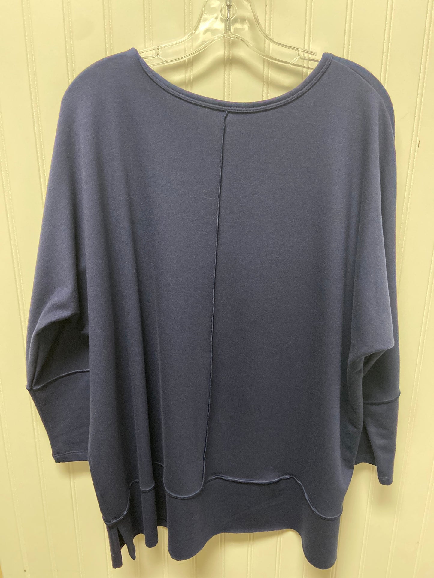 Top Long Sleeve By Spanx In Blue, Size: Xl