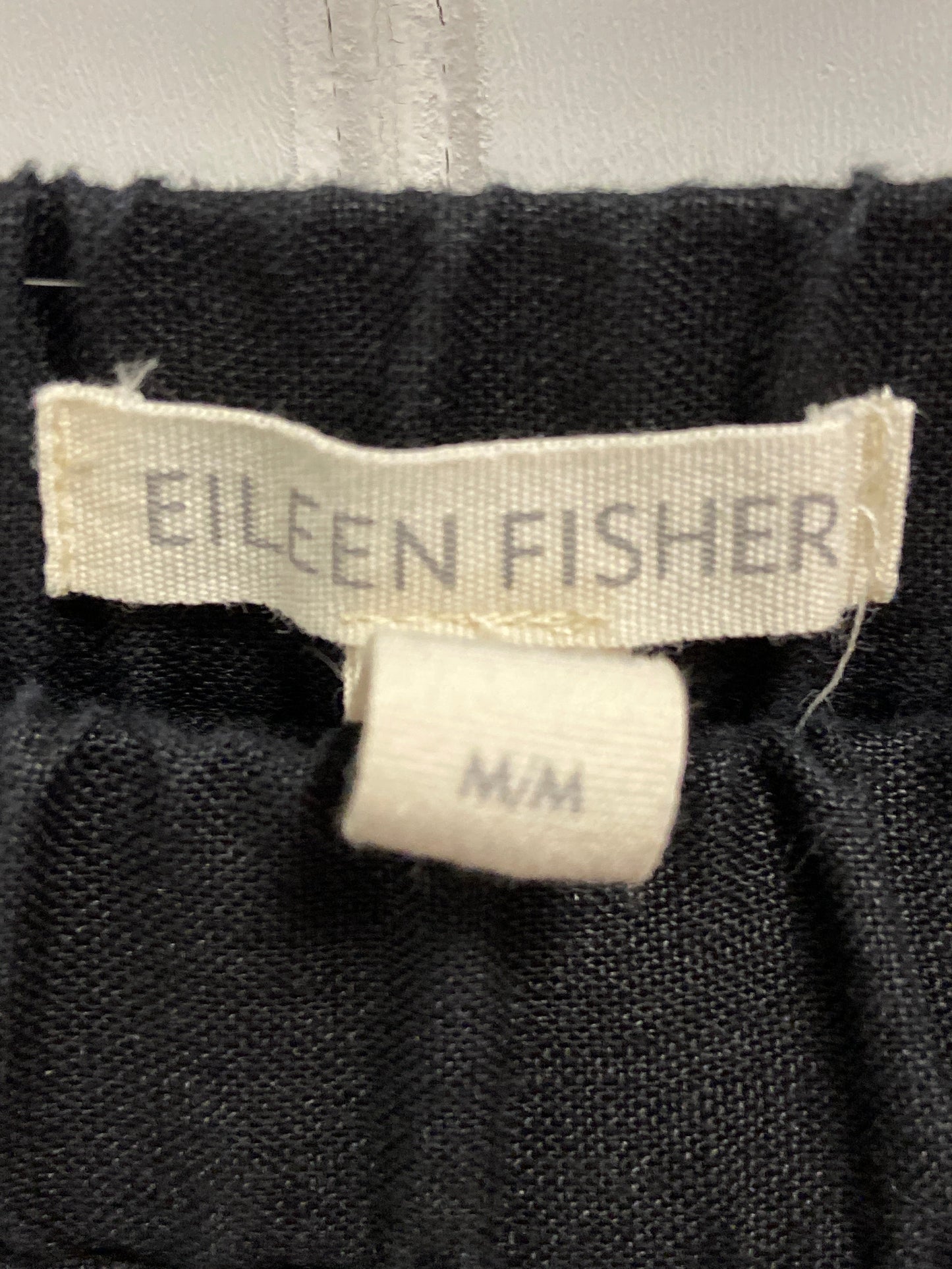 Pants Linen By Eileen Fisher In Black, Size: 10