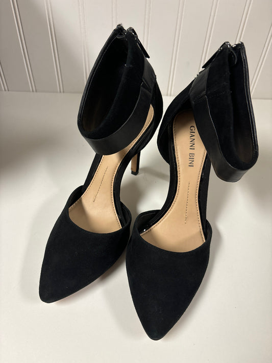 Black Shoes Heels Stiletto Gianni Bini, Size 6