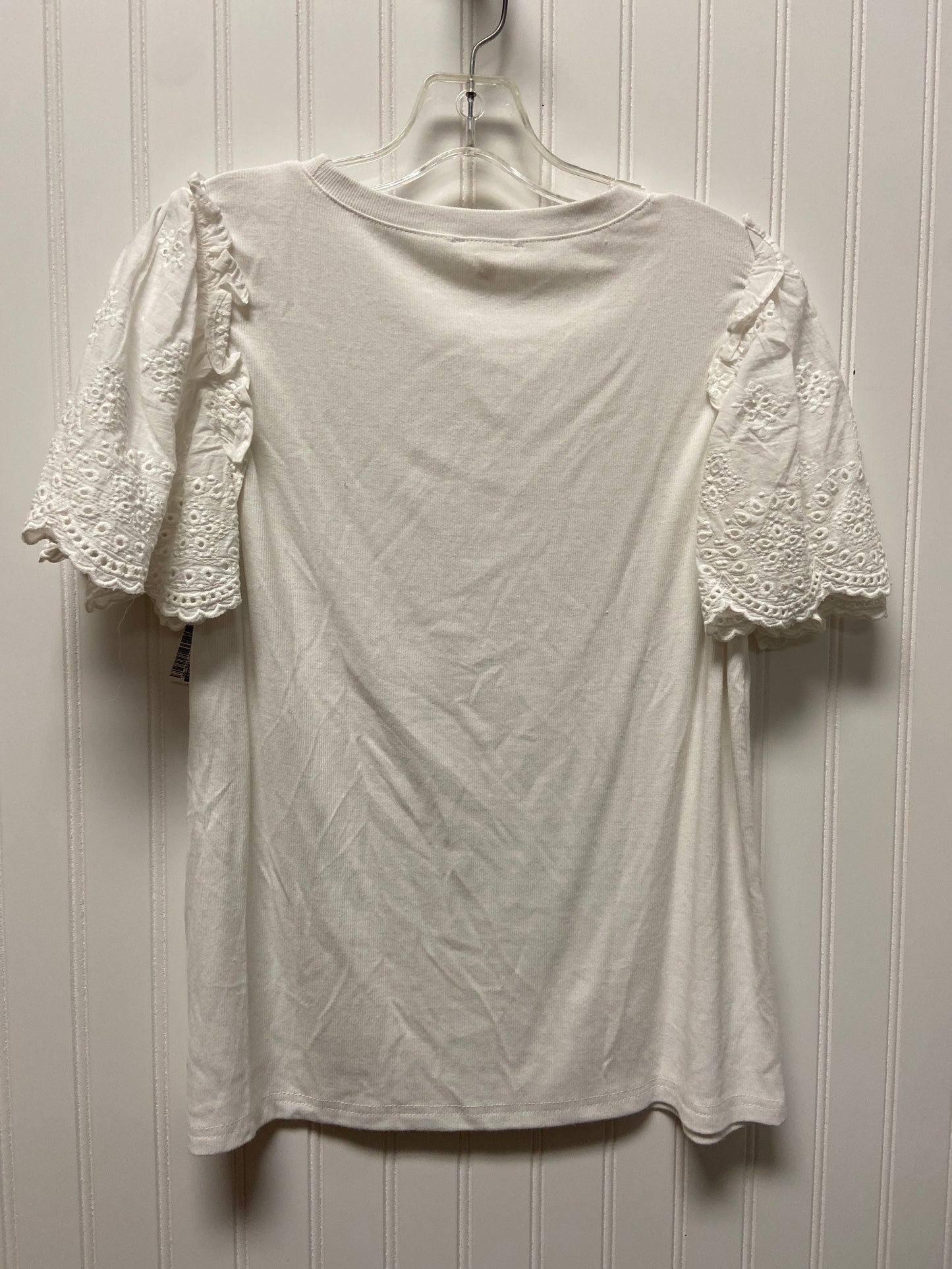 Top Short Sleeve By Jodifl In White, Size: S