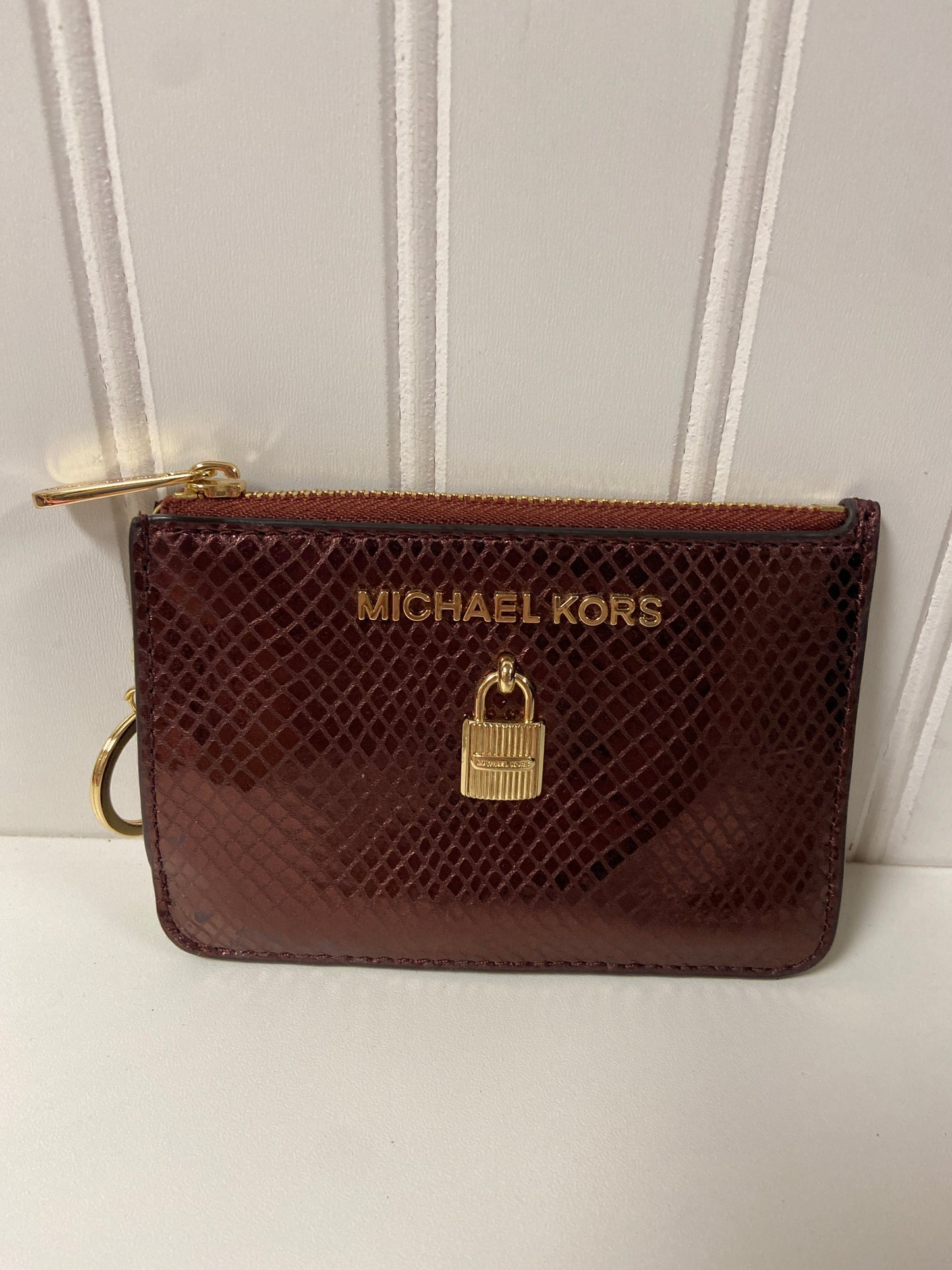 Coin Purse Designer By Michael Kors, Size: Small