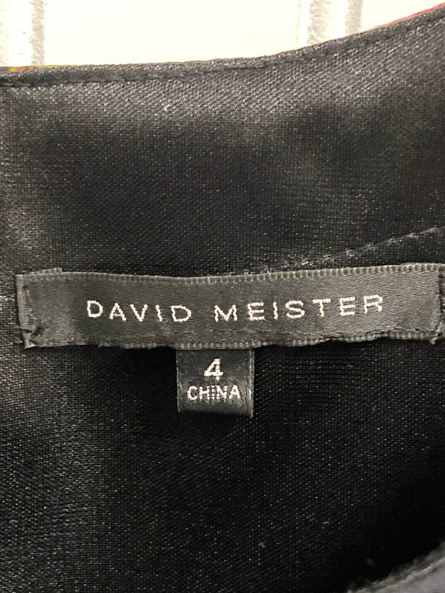 Dress Designer By David Meister In Black, Size: S