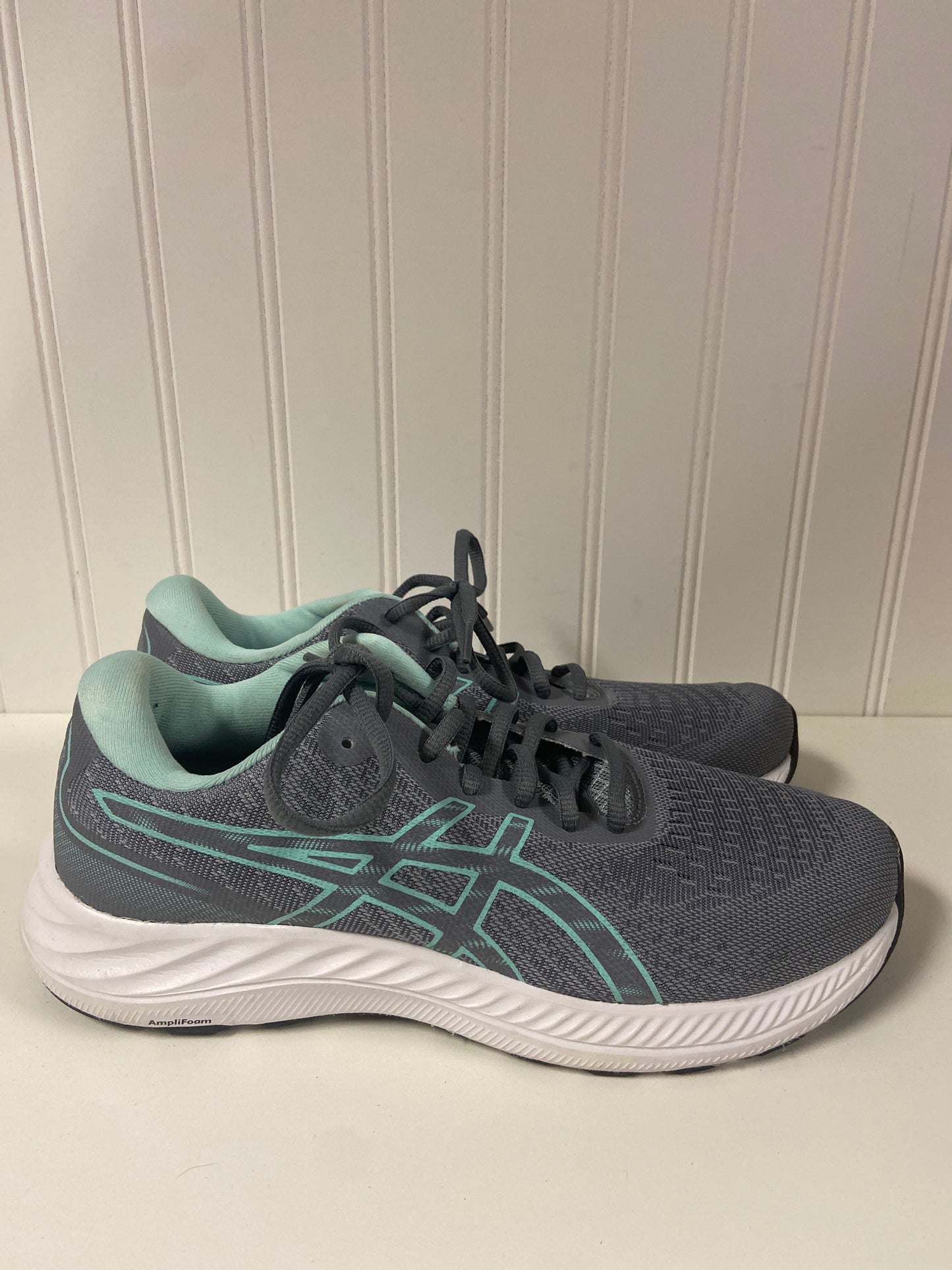 Shoes Athletic By Asics In Grey, Size: 9