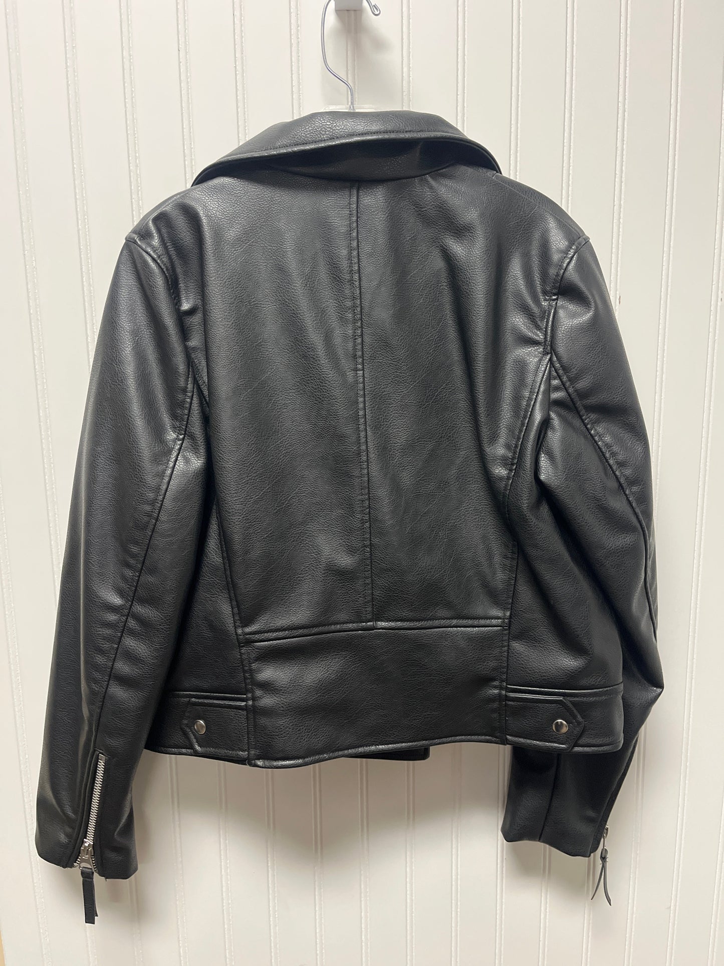 Jacket Moto By H&m In Black, Size: M