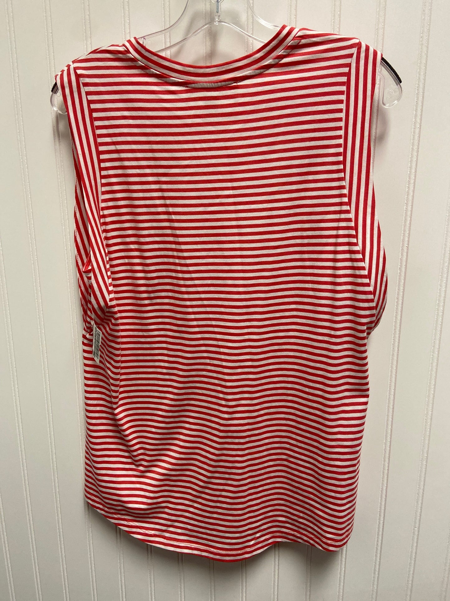 Top Sleeveless Basic By Michael By Michael Kors In Striped Pattern, Size: L