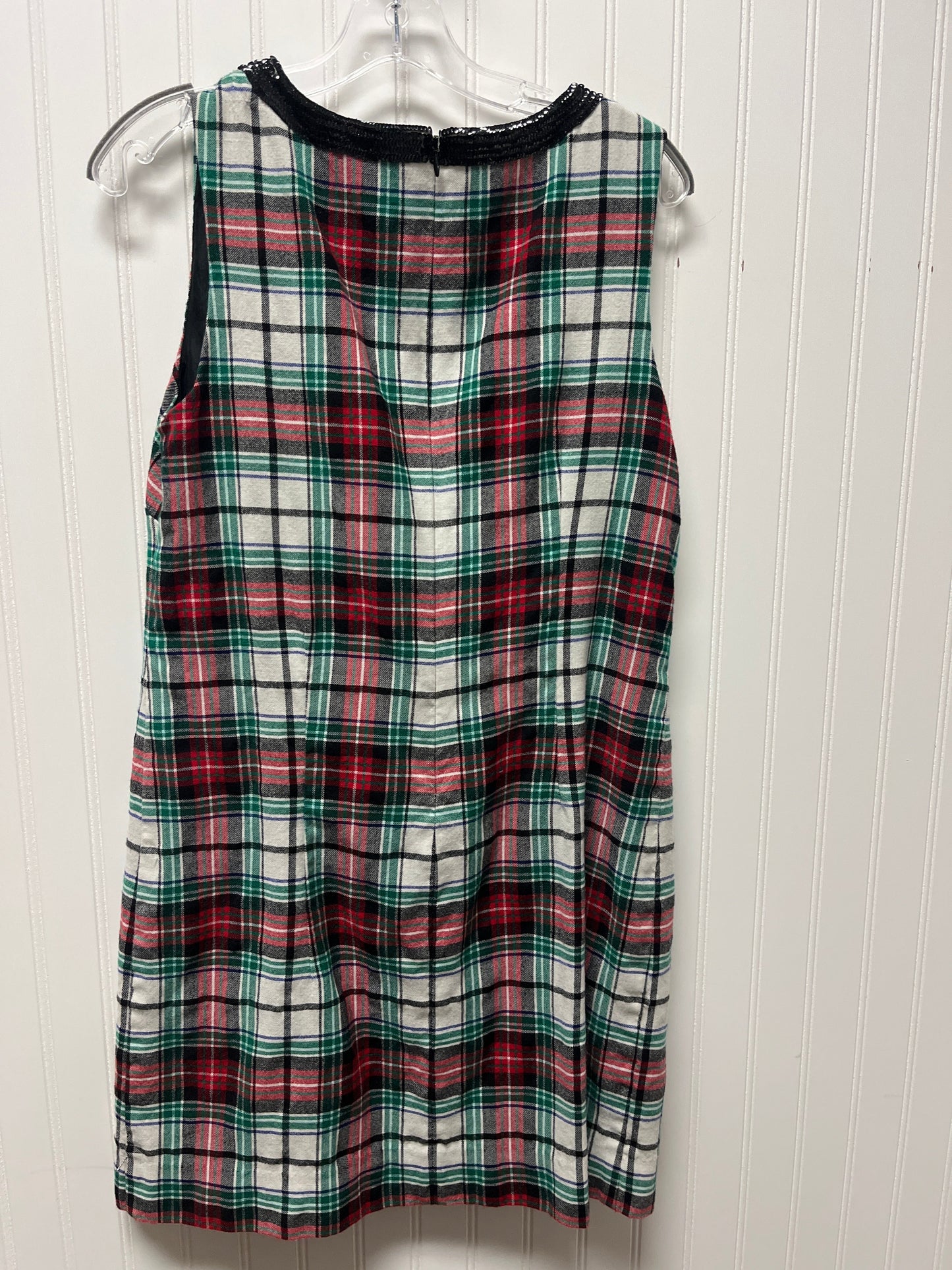 Dress Casual Midi By Vineyard Vines In Plaid Pattern, Size: 10