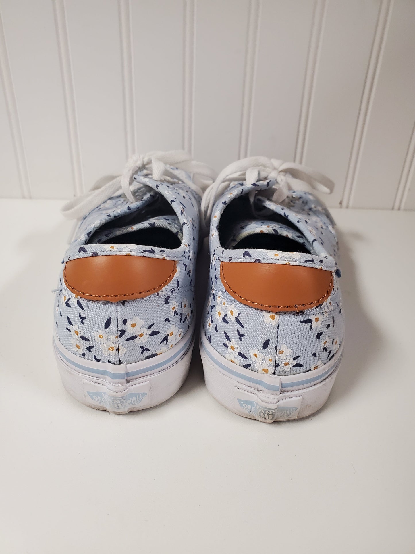 Shoes Sneakers By Vans In Blue, Size: 8