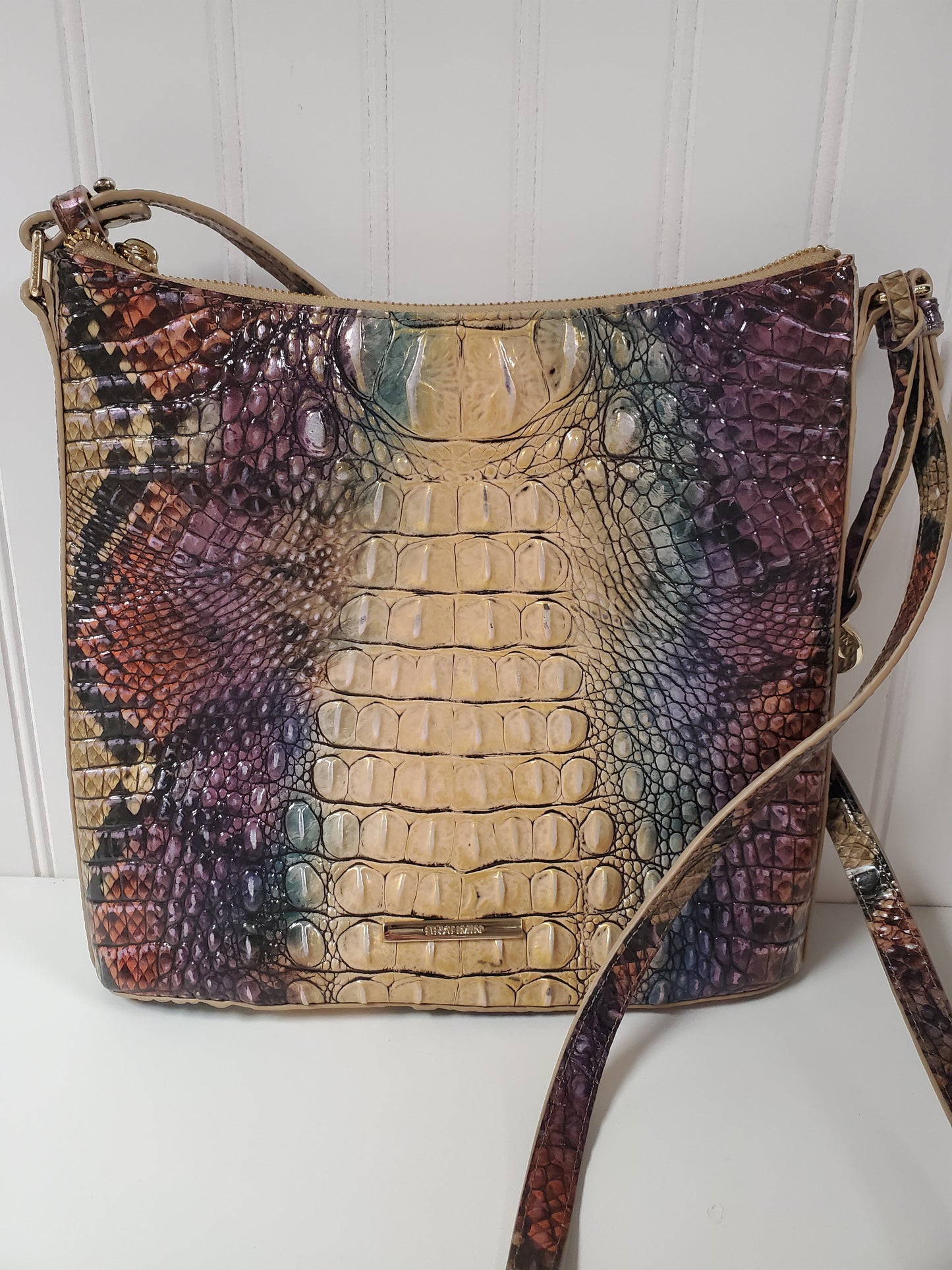 Crossbody Designer By Brahmin, Size: Medium