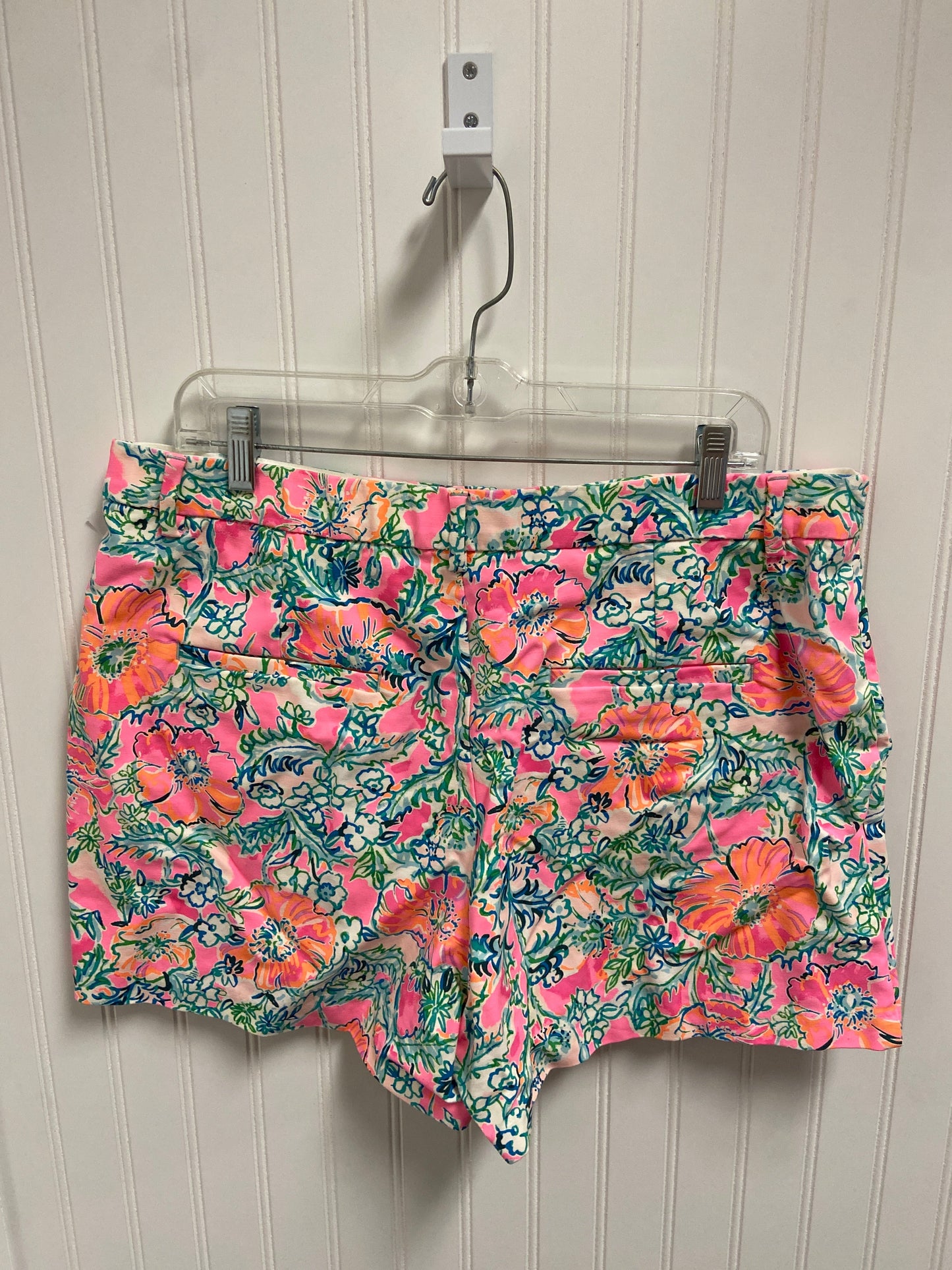 Shorts Designer By Lilly Pulitzer In Orange & Pink, Size: 16