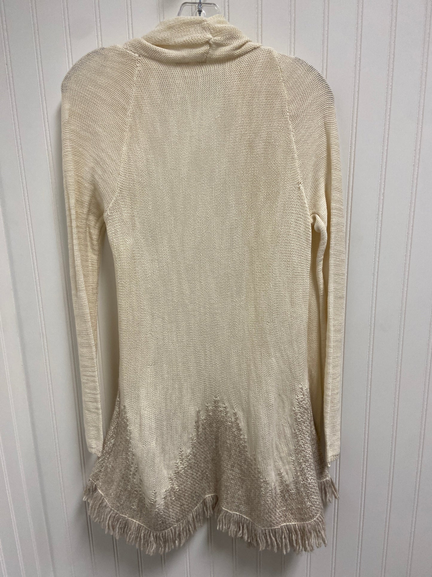 Sweater Cardigan By Moth In Cream, Size: M