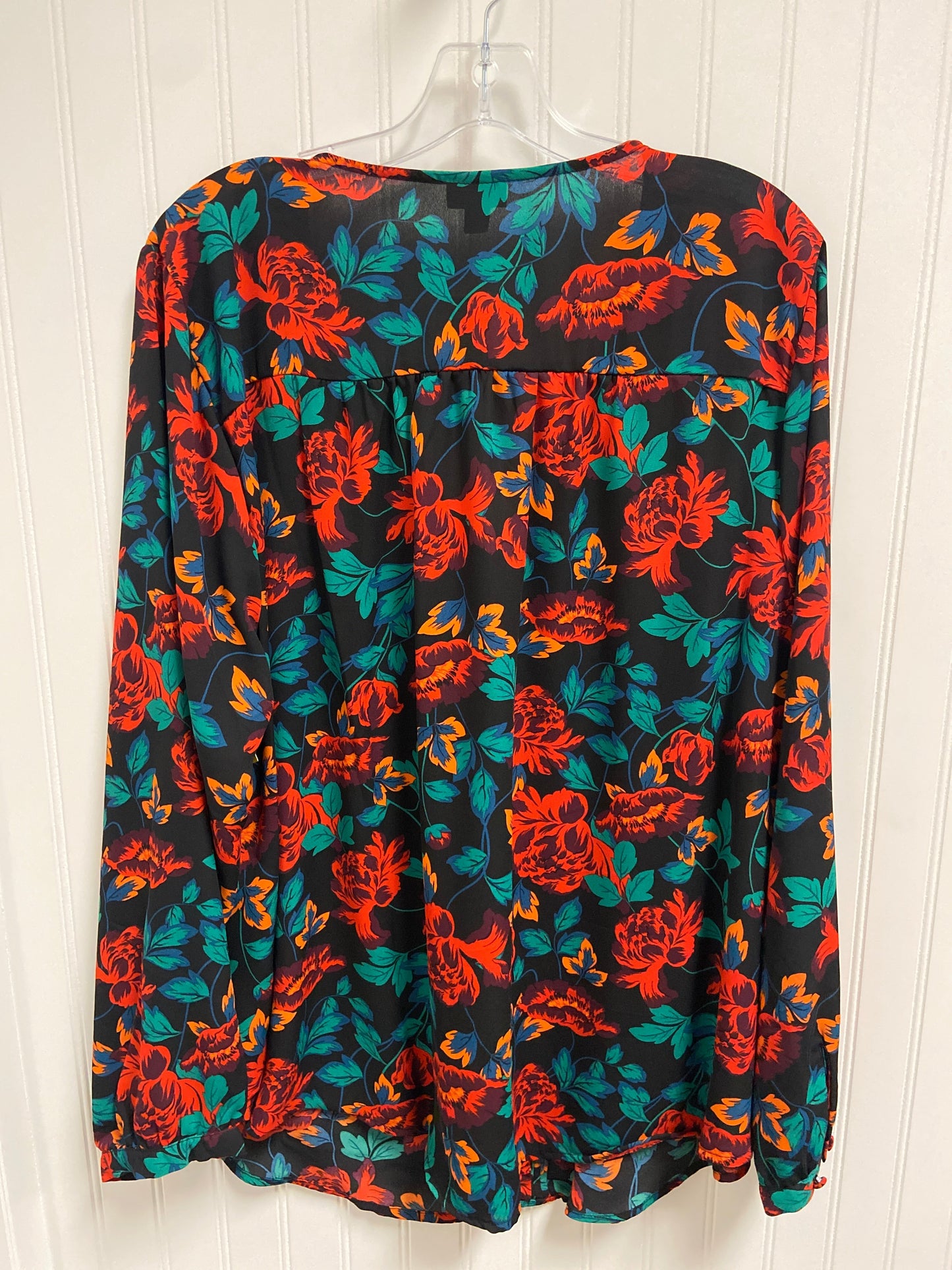 Top Long Sleeve By Torrid In Floral Print, Size: 3x