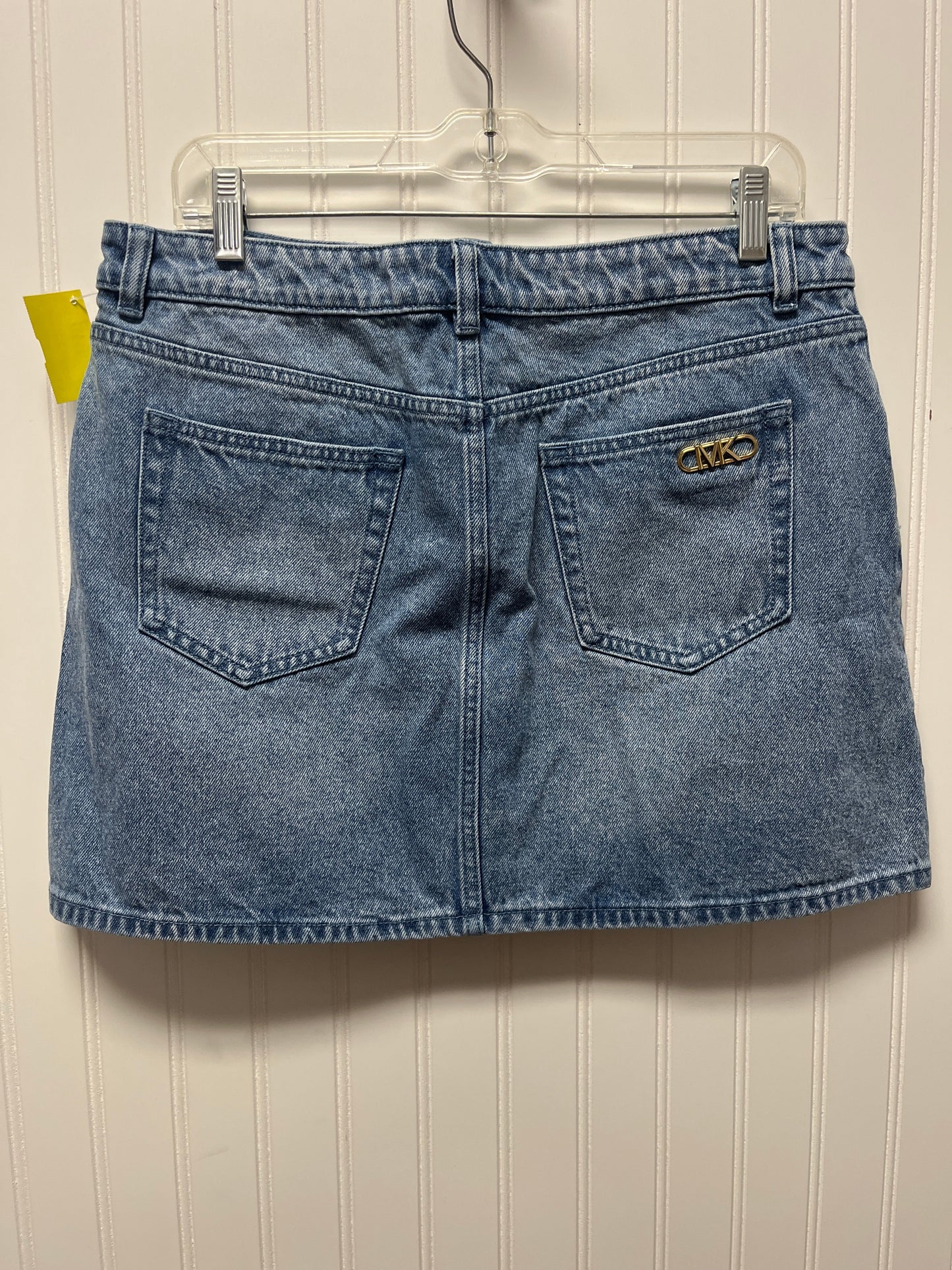 Skirt Mini & Short By Michael By Michael Kors In Blue Denim, Size: 10