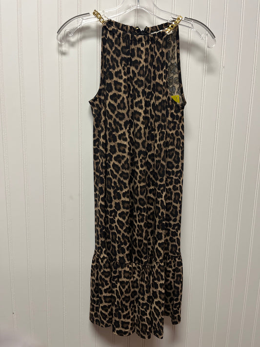 Dress Casual Short By Michael By Michael Kors In Animal Print, Size: Xs