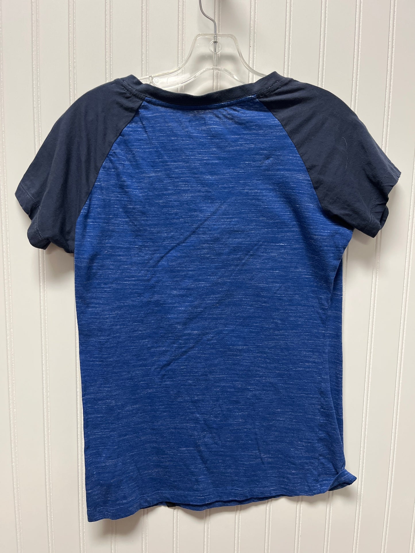 Athletic Top Short Sleeve By Clothes Mentor In Blue, Size: M