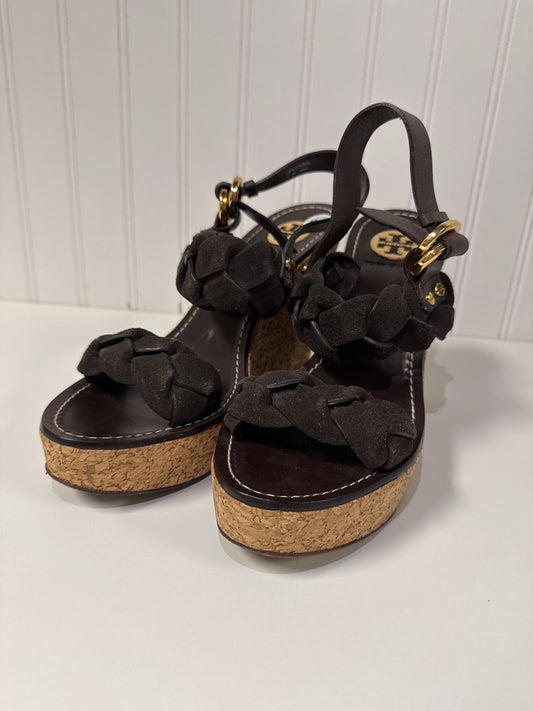 Sandals Designer By Tory Burch In Brown, Size: 8.5