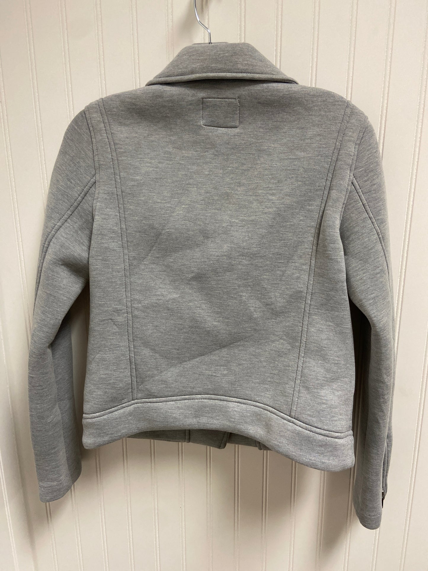 Jacket Moto By Old Navy In Grey, Size: S