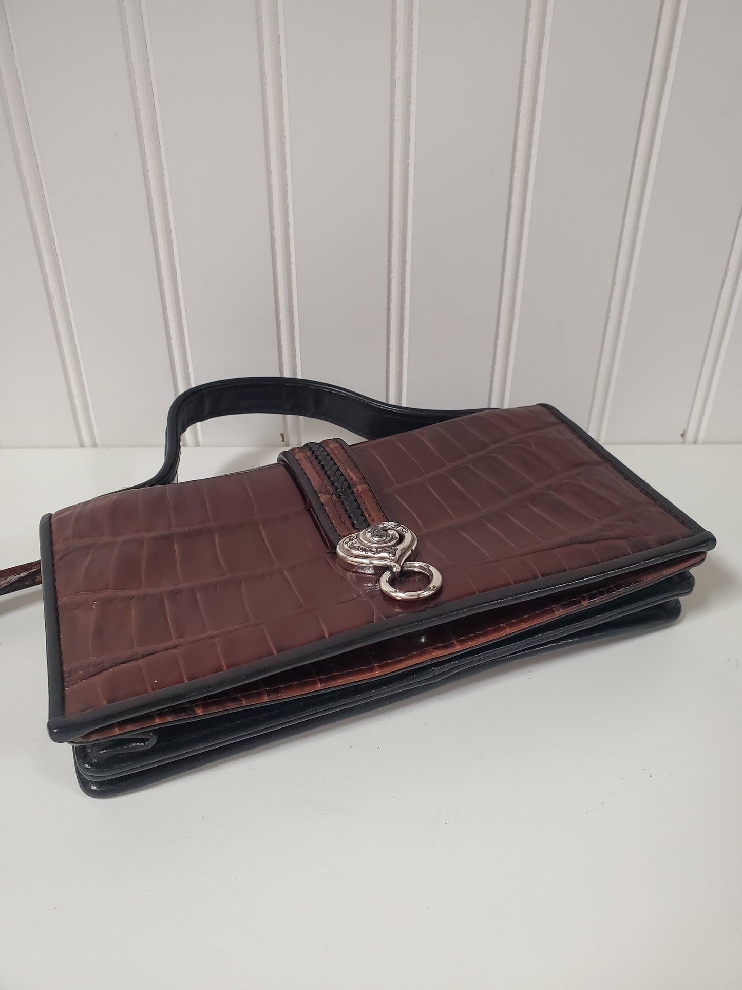 Crossbody Leather By Brighton, Size: Small