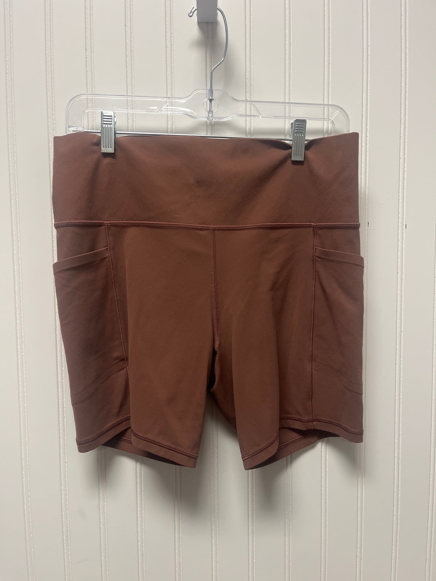 Athletic Shorts By Athleta In Brown, Size: L