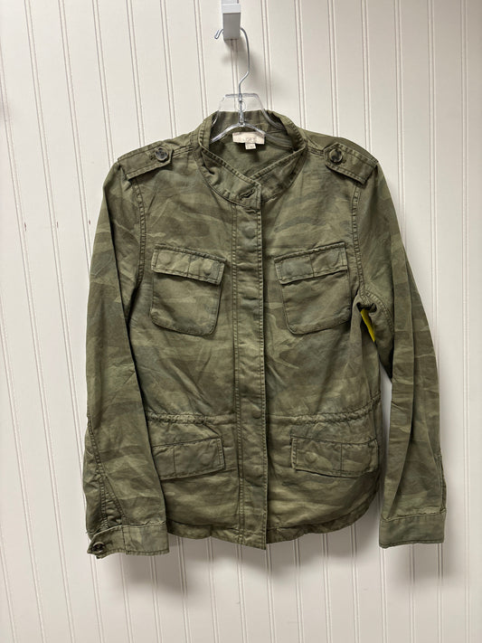 Jacket Utility By Loft In Camouflage Print, Size: M