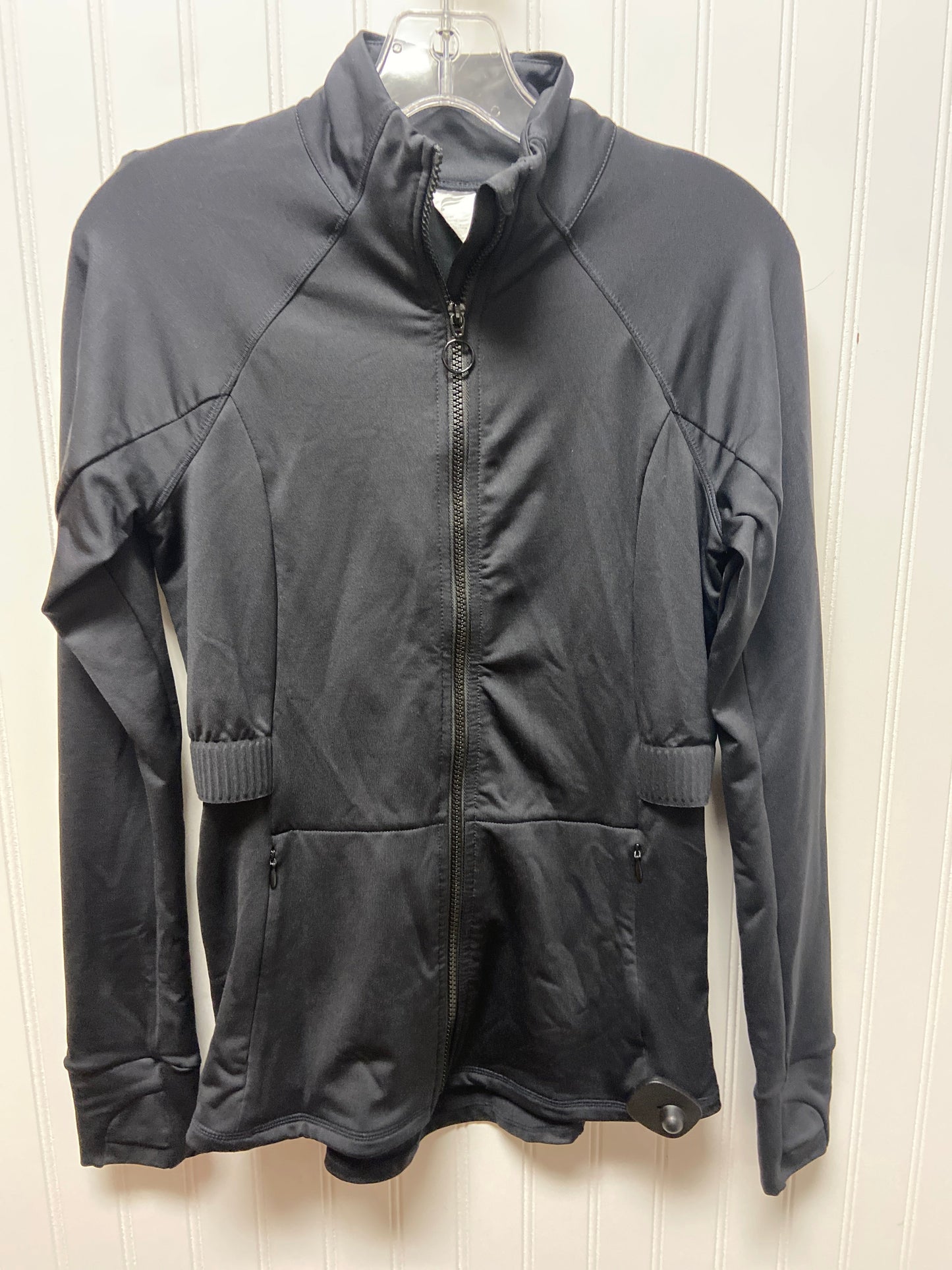 Athletic Jacket By Fabletics In Black, Size: S