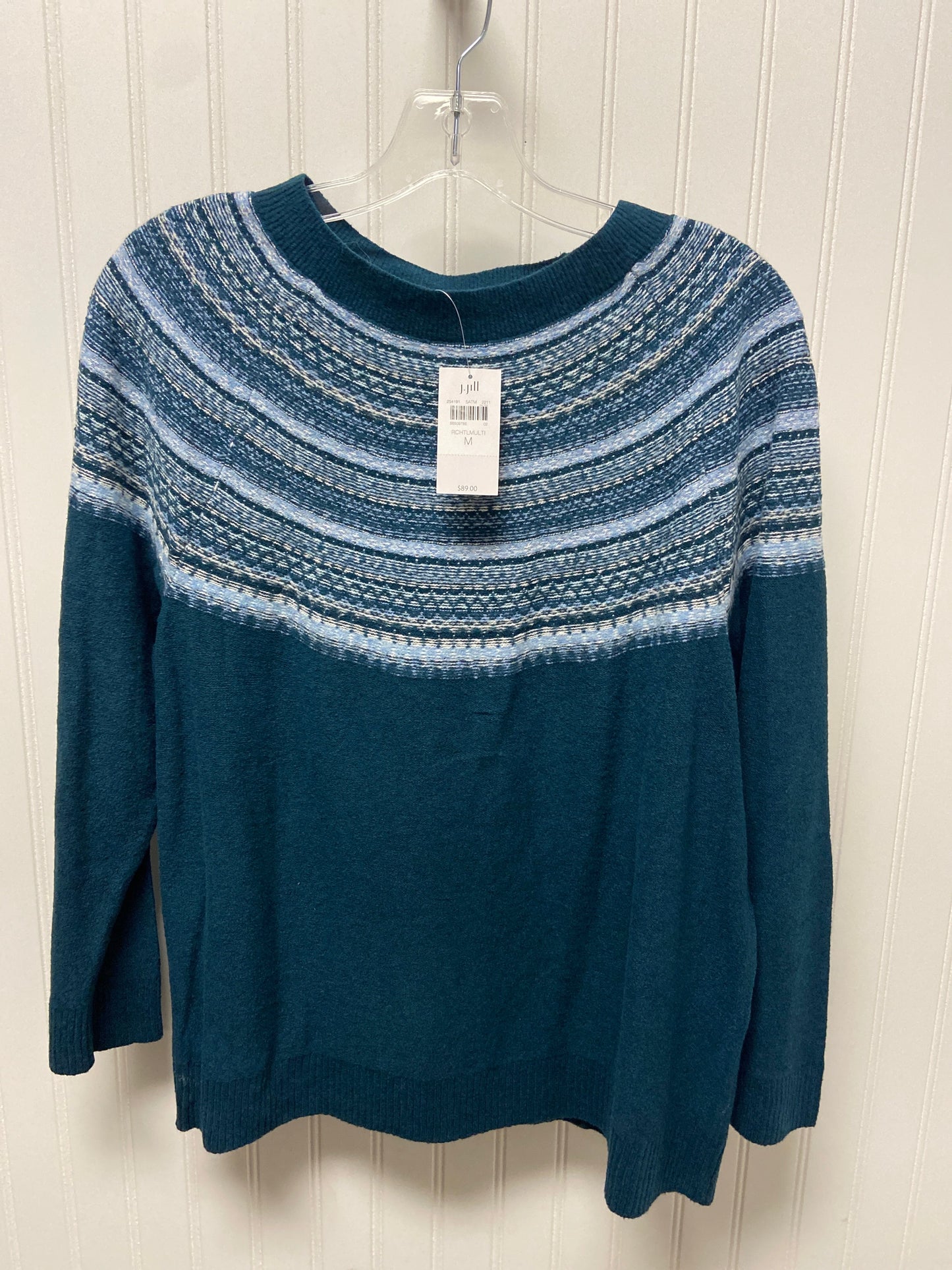 Sweater By J. Jill In Teal, Size: M