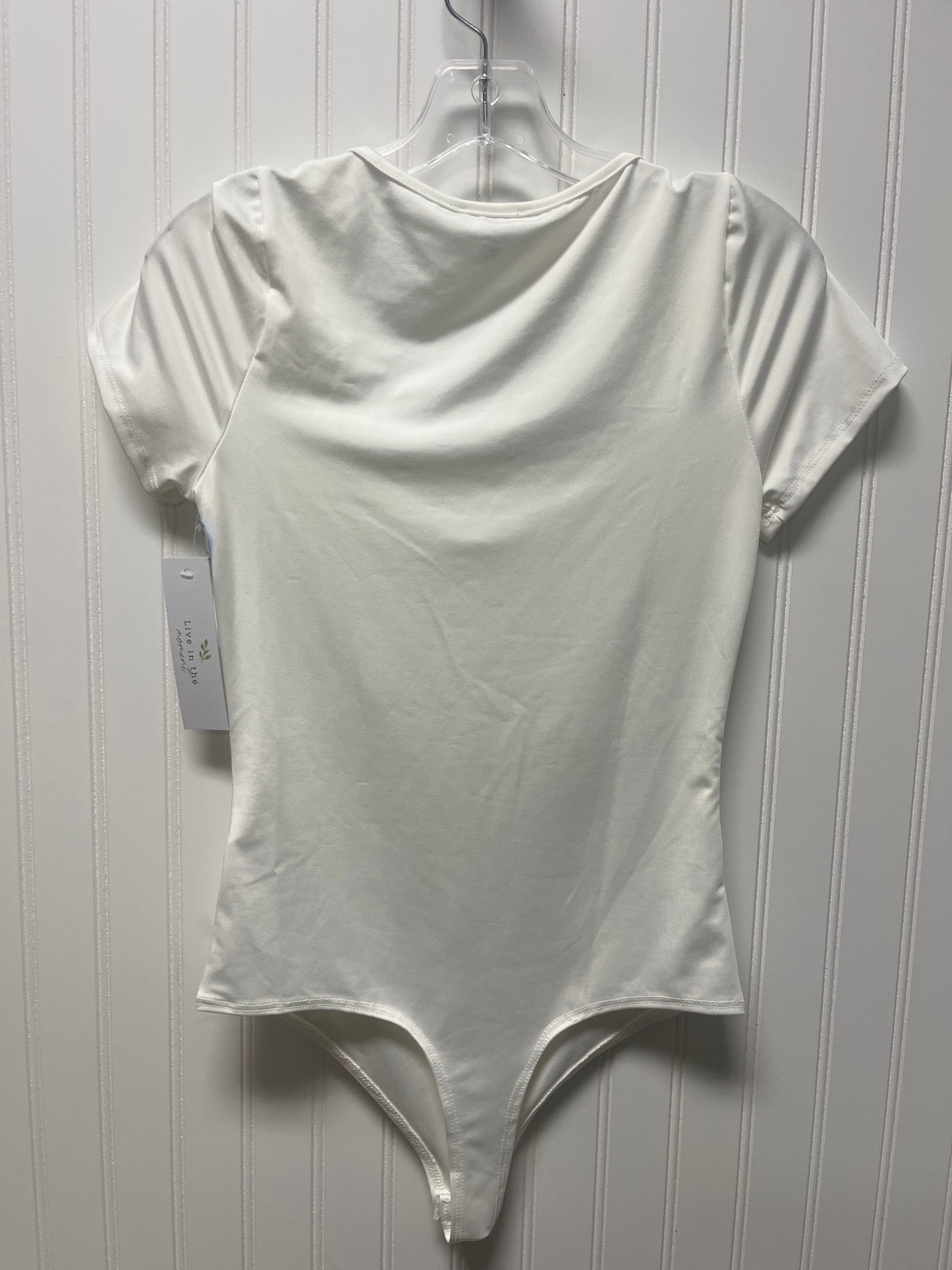 Bodysuit By Clothes Mentor In White, Size: M