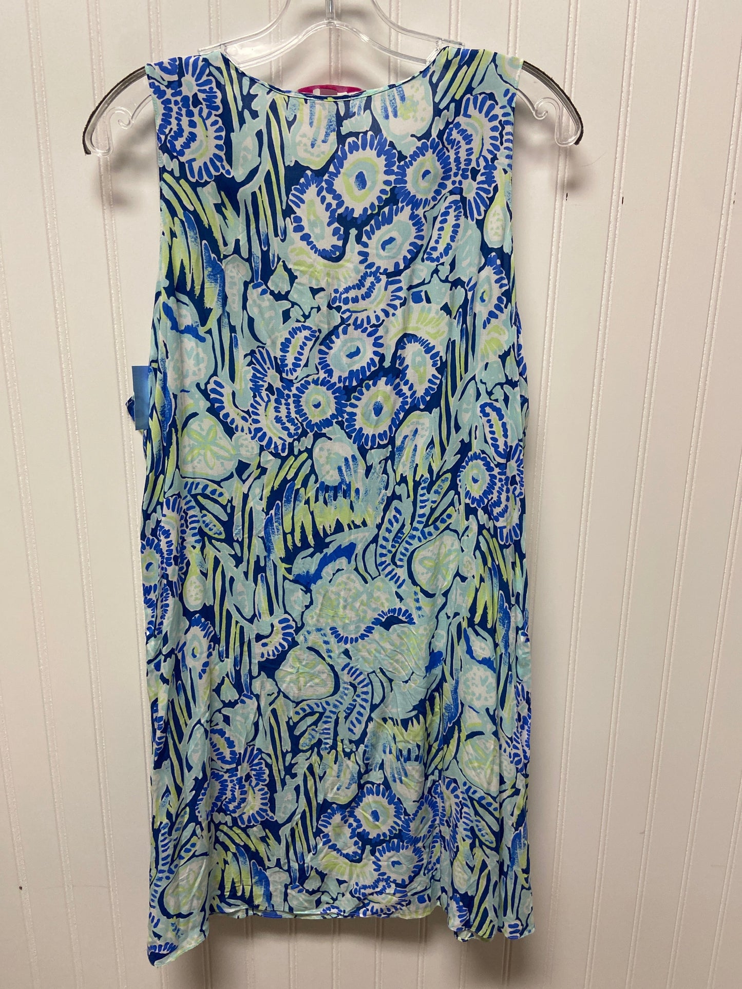 Dress Designer By Lilly Pulitzer In Blue & Green, Size: Xs