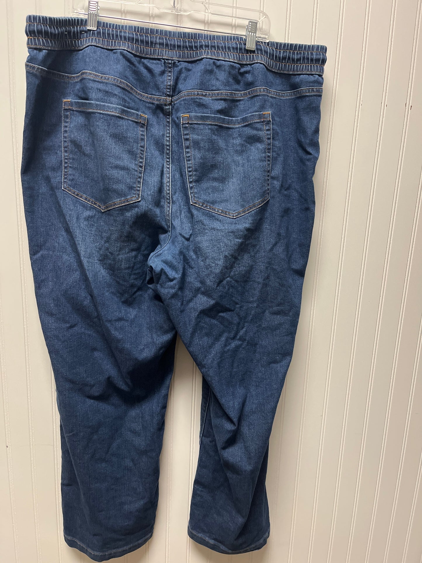 Jeans Straight By Lane Bryant In Blue Denim, Size: 22